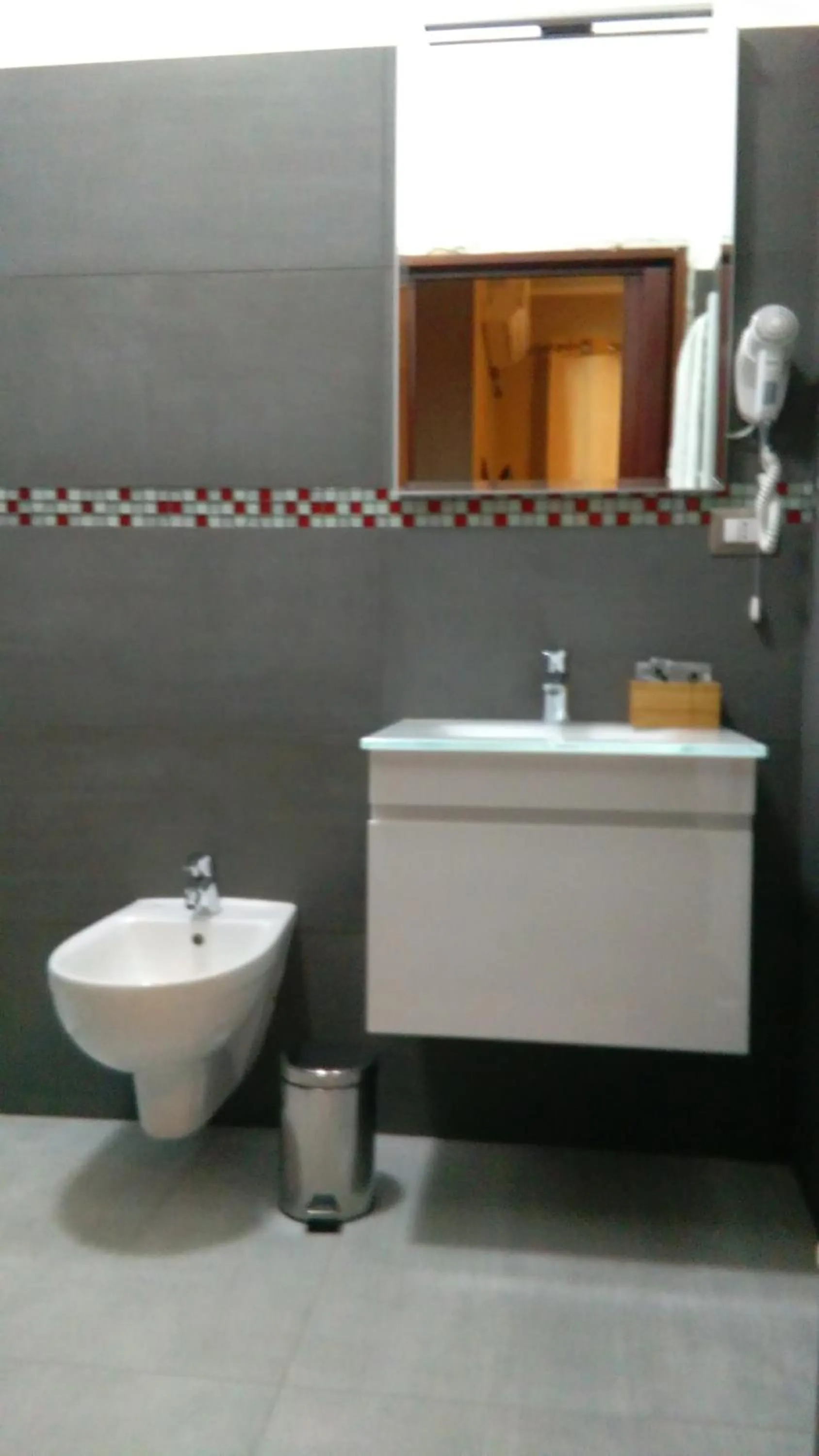 Bathroom in La Quercia Hotel con Ristorante