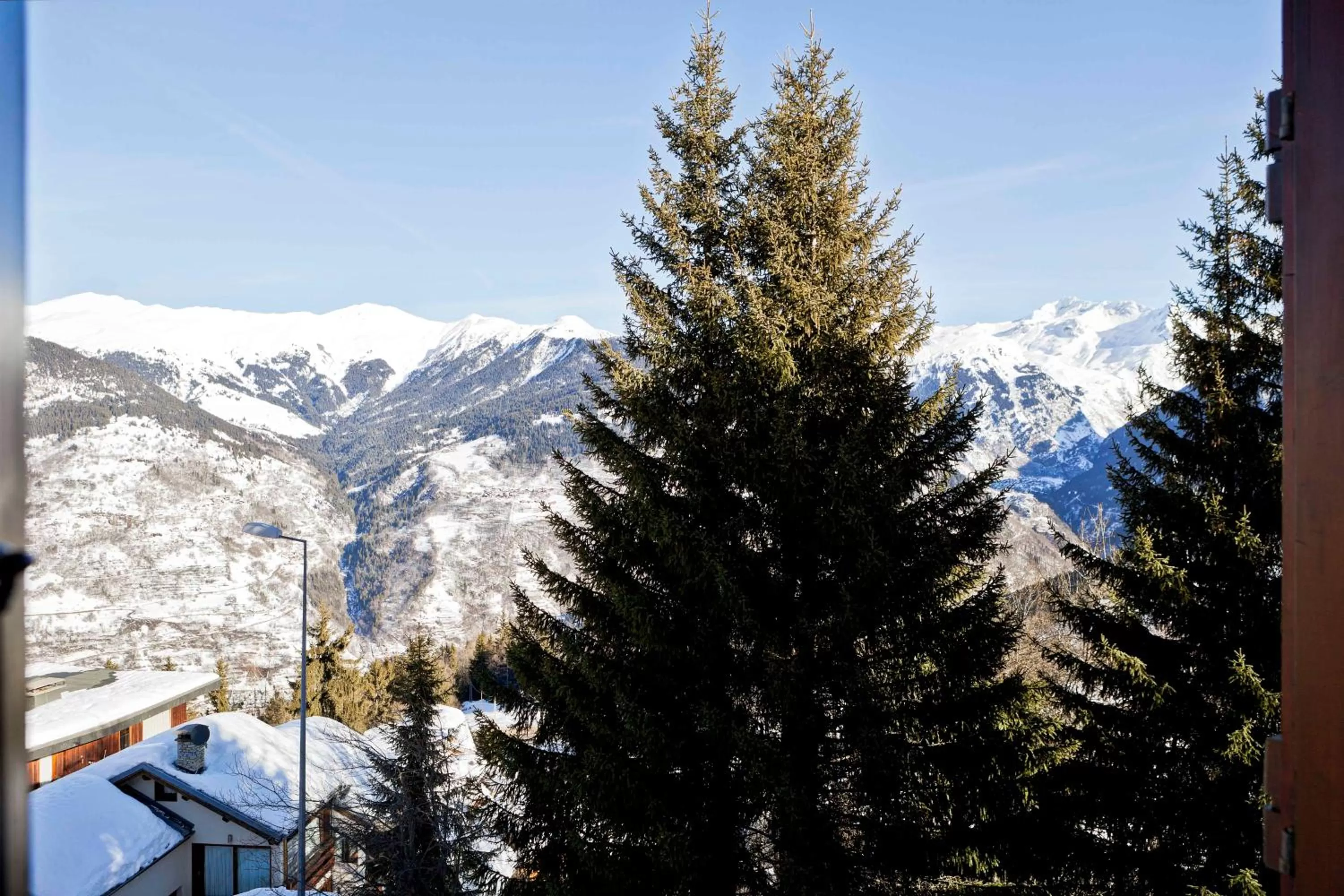 Mountain view in Hotel les Flocons