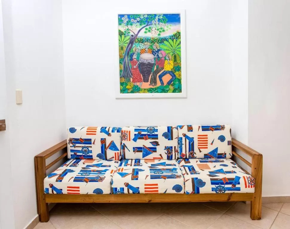 Living room, Bed in Albachiara Hotel - Las Terrenas