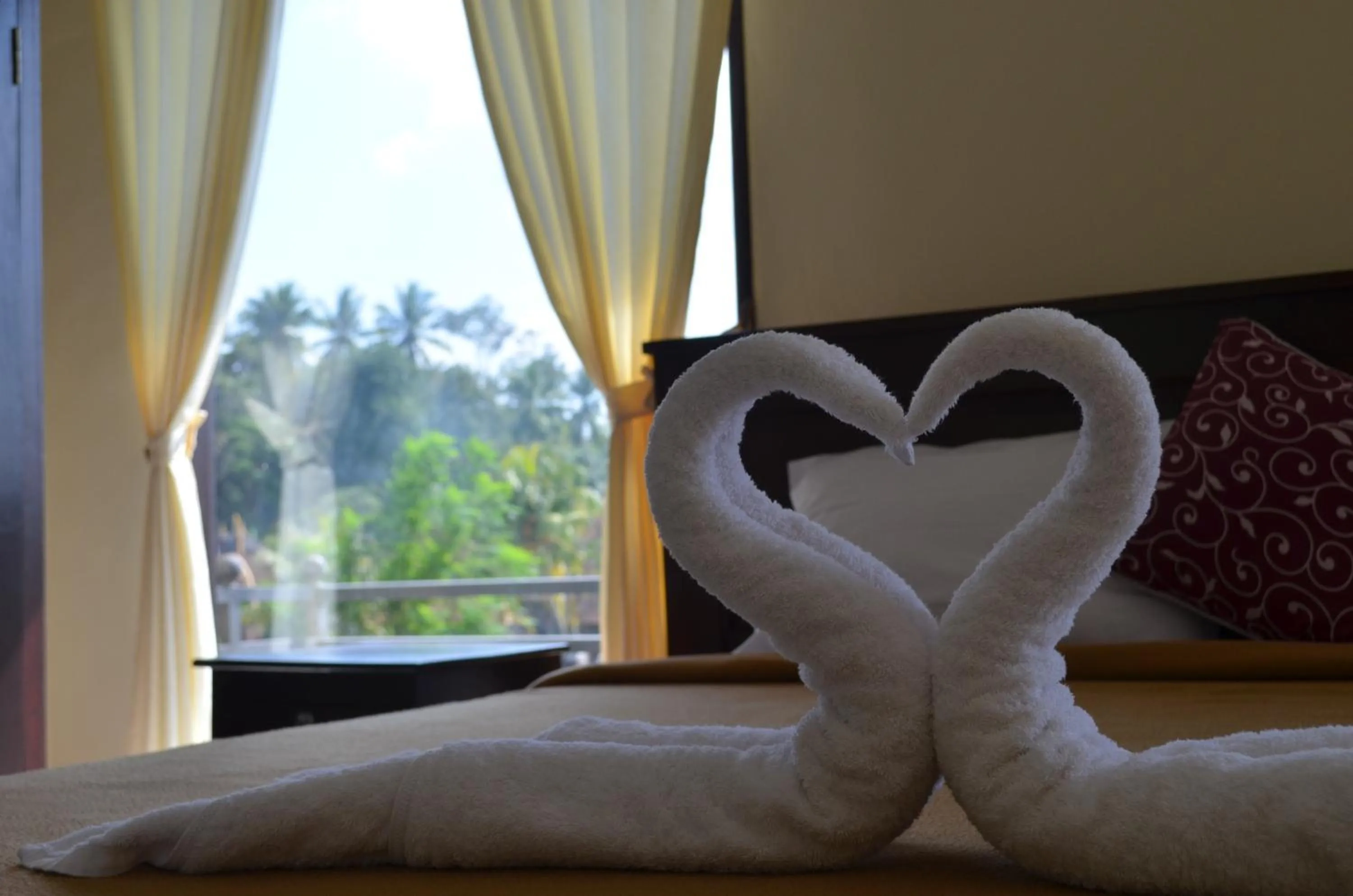 Bed in Wijaya Guest House Ubud