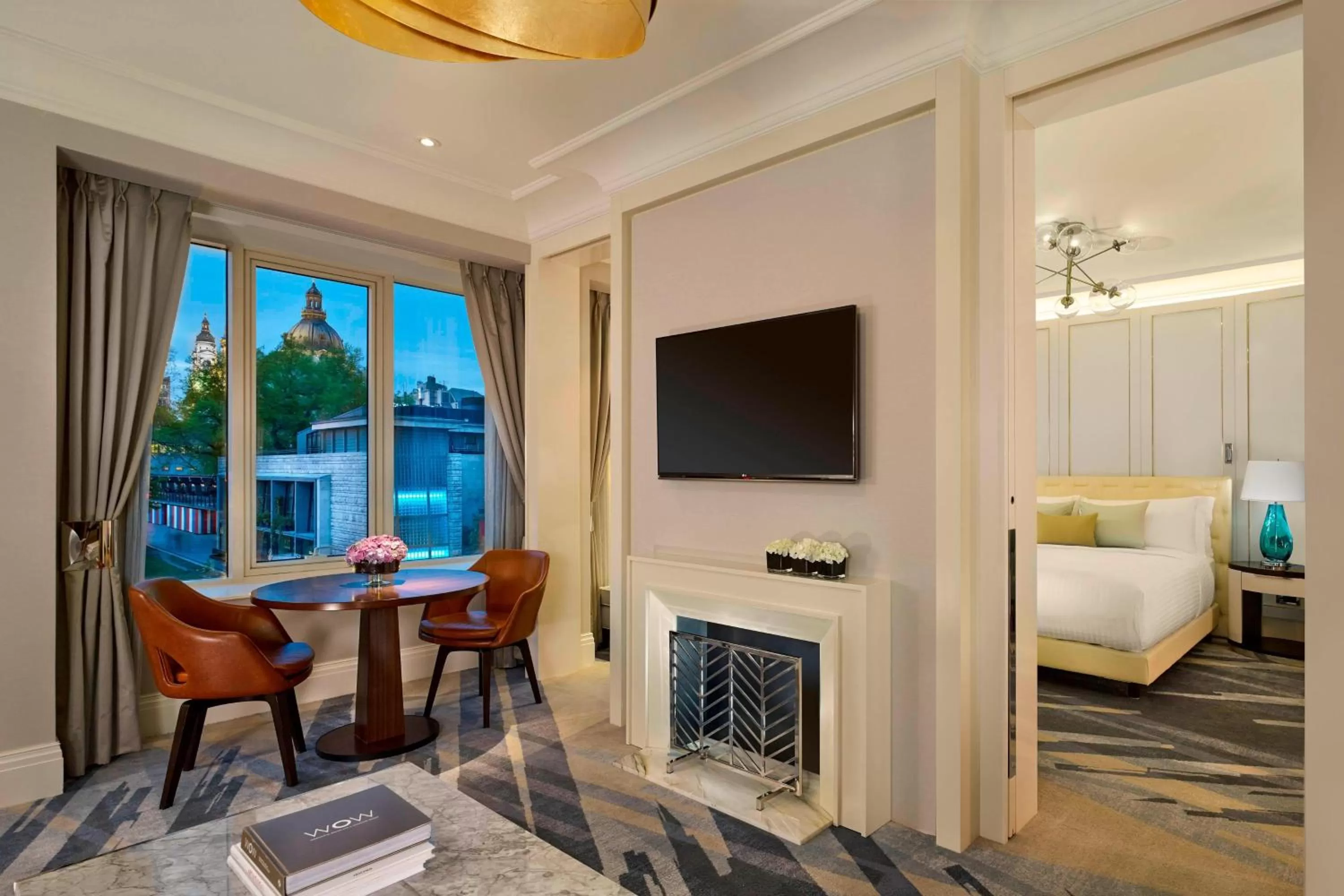 Living room, Bed in Al Habtoor Palace Budapest, Preferred Hotels & Resorts