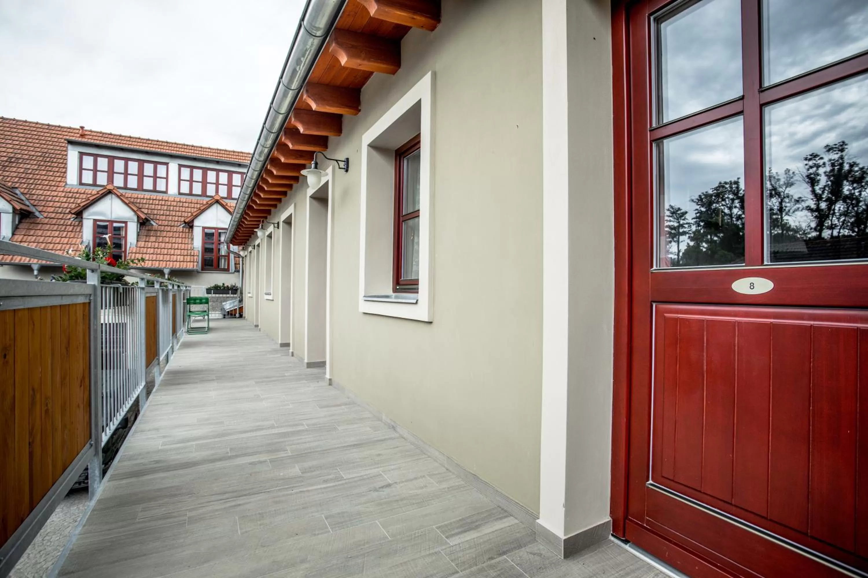 Balcony/Terrace in Hotel Dvur Hoffmeister