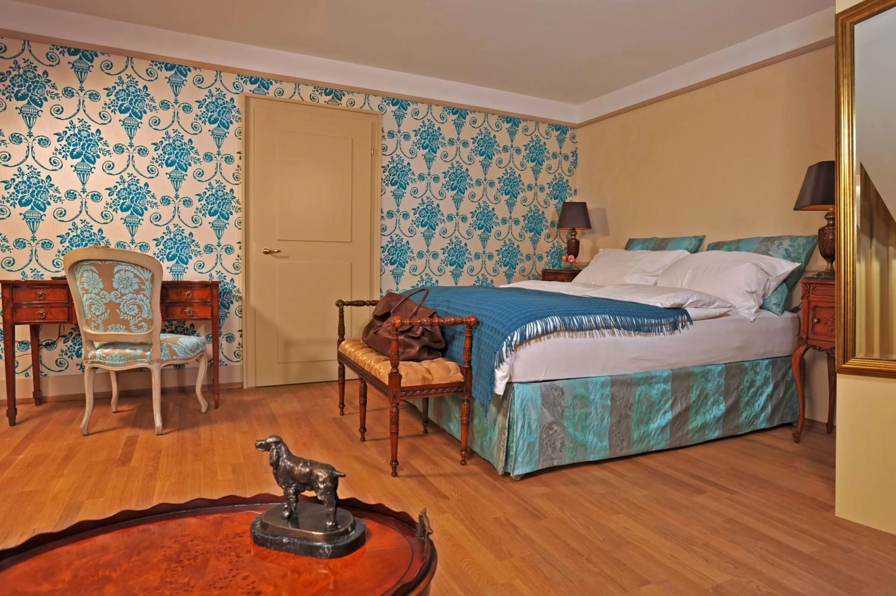 Decorative detail, Bed in Townhouse Boutique Hotel