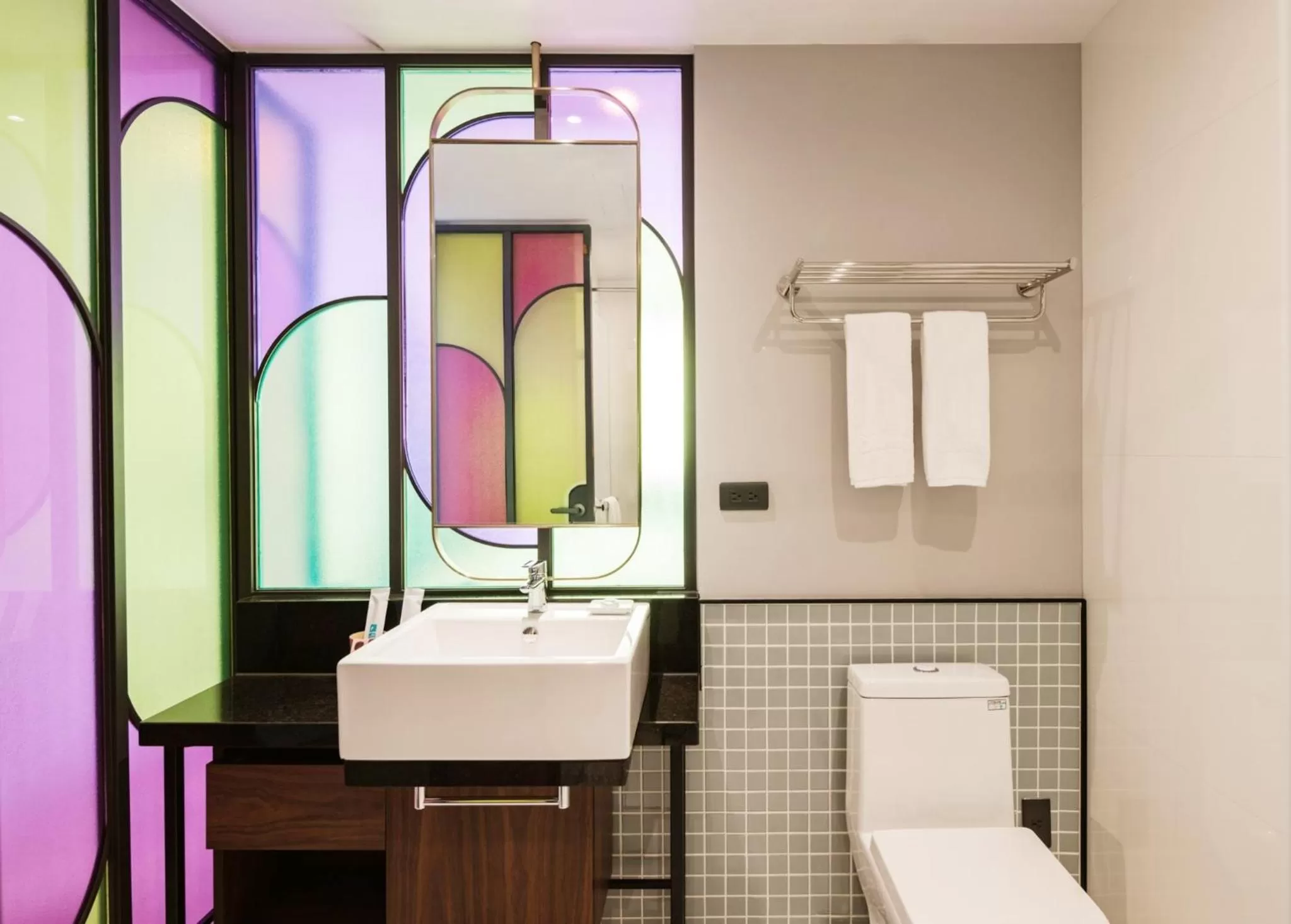 Bathroom in OLAH Poshtel - Taichung Station