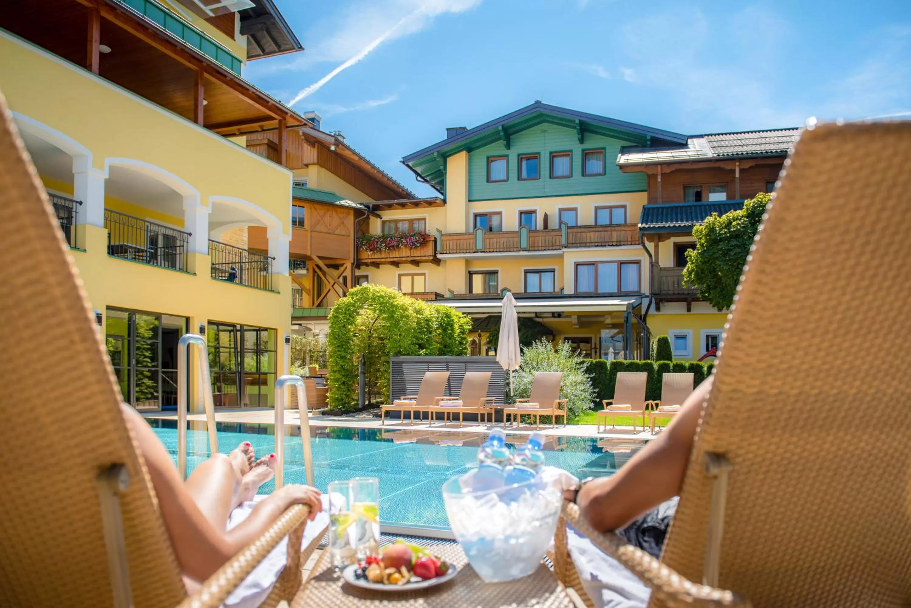 Swimming pool in Hotel Brückenwirt