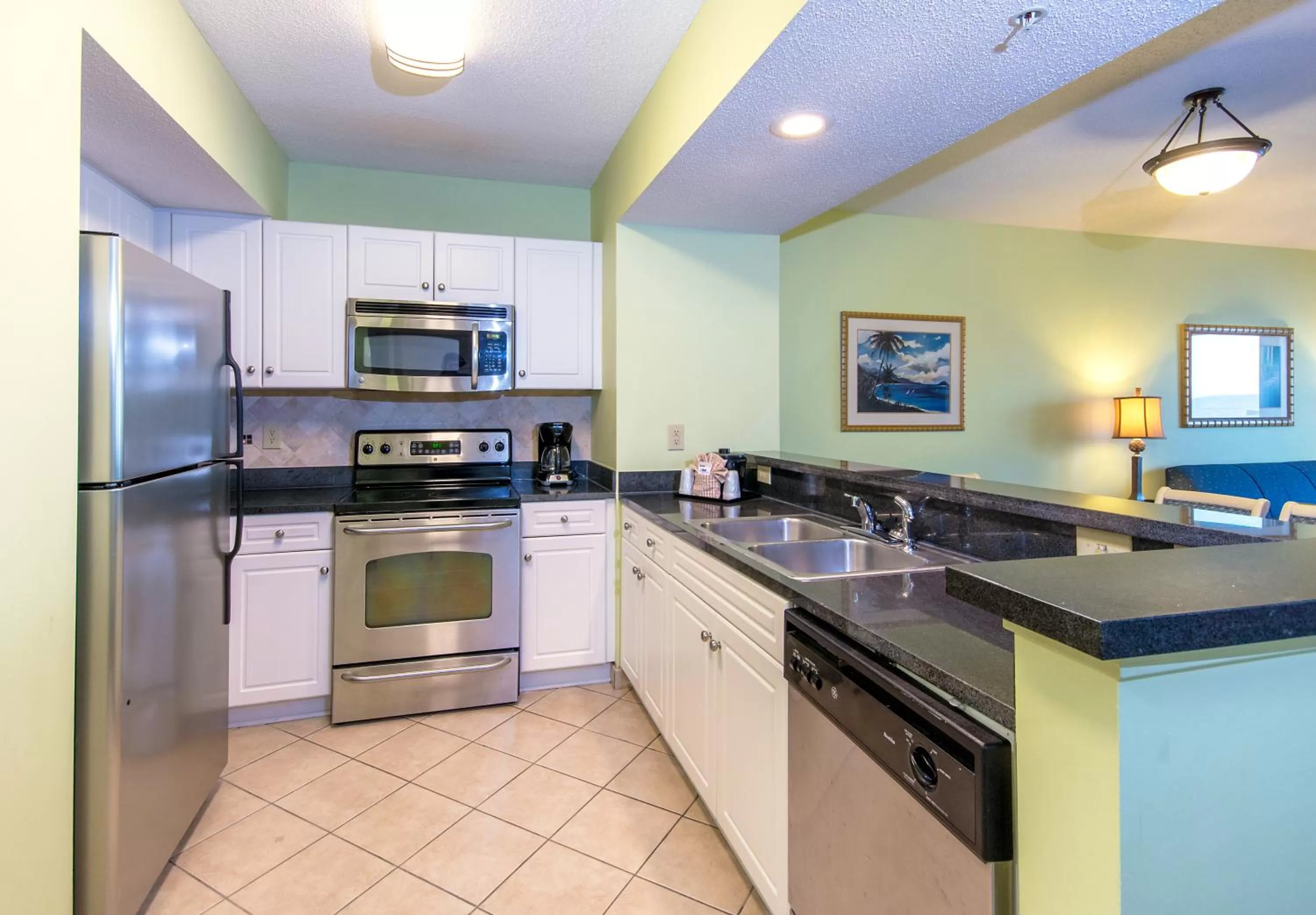 Kitchen or kitchenette in Caribbean Resort Myrtle Beach