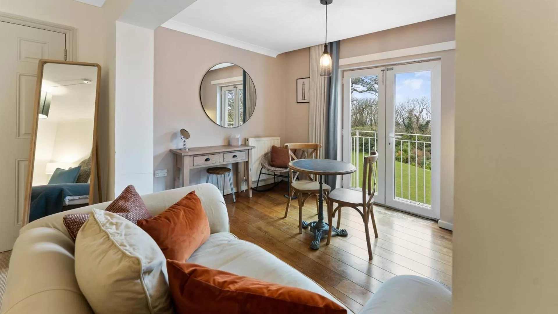 Seating area in The Rosevine