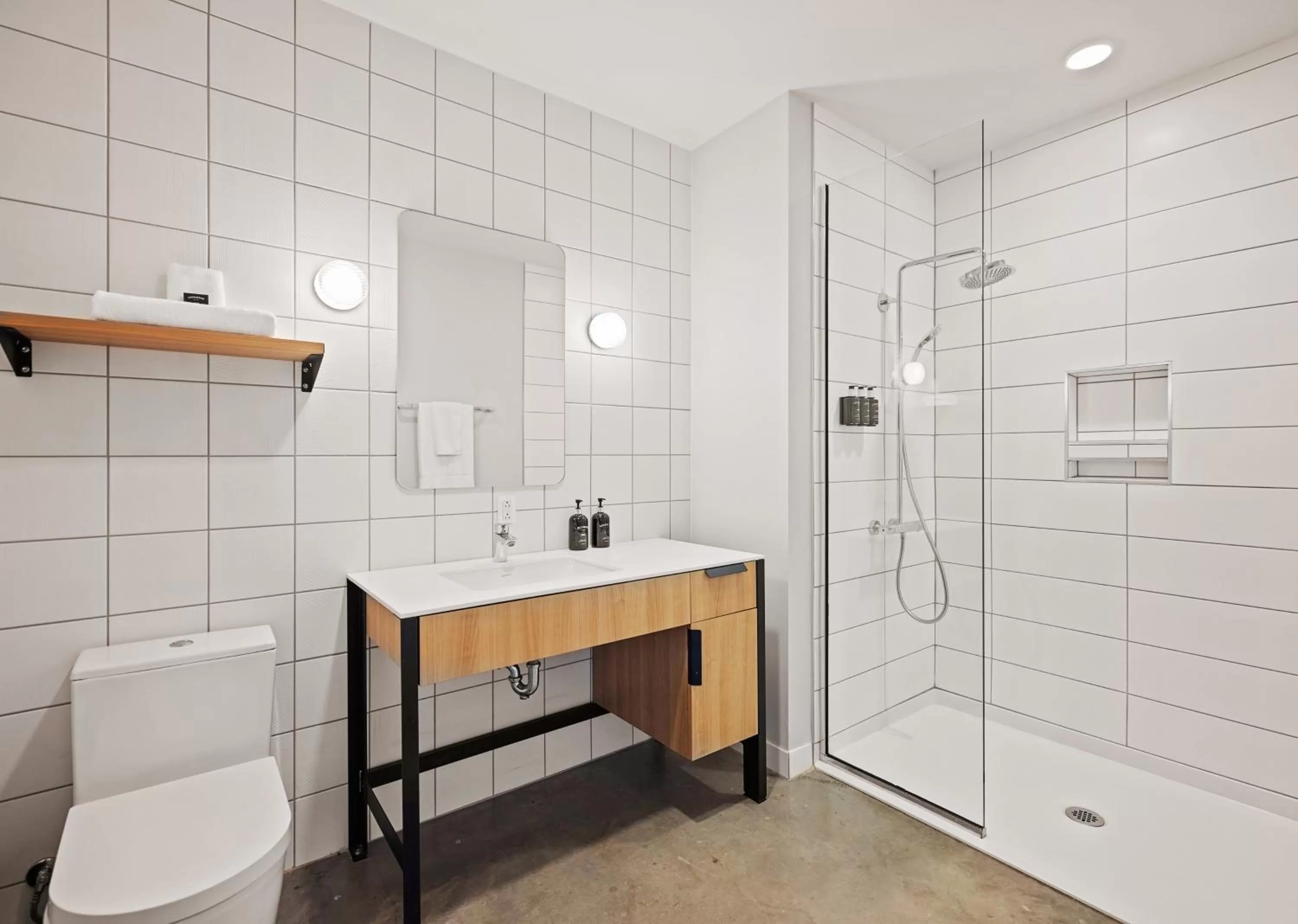 Bathroom in Placemakr Wedgewood-Houston - South Nashville
