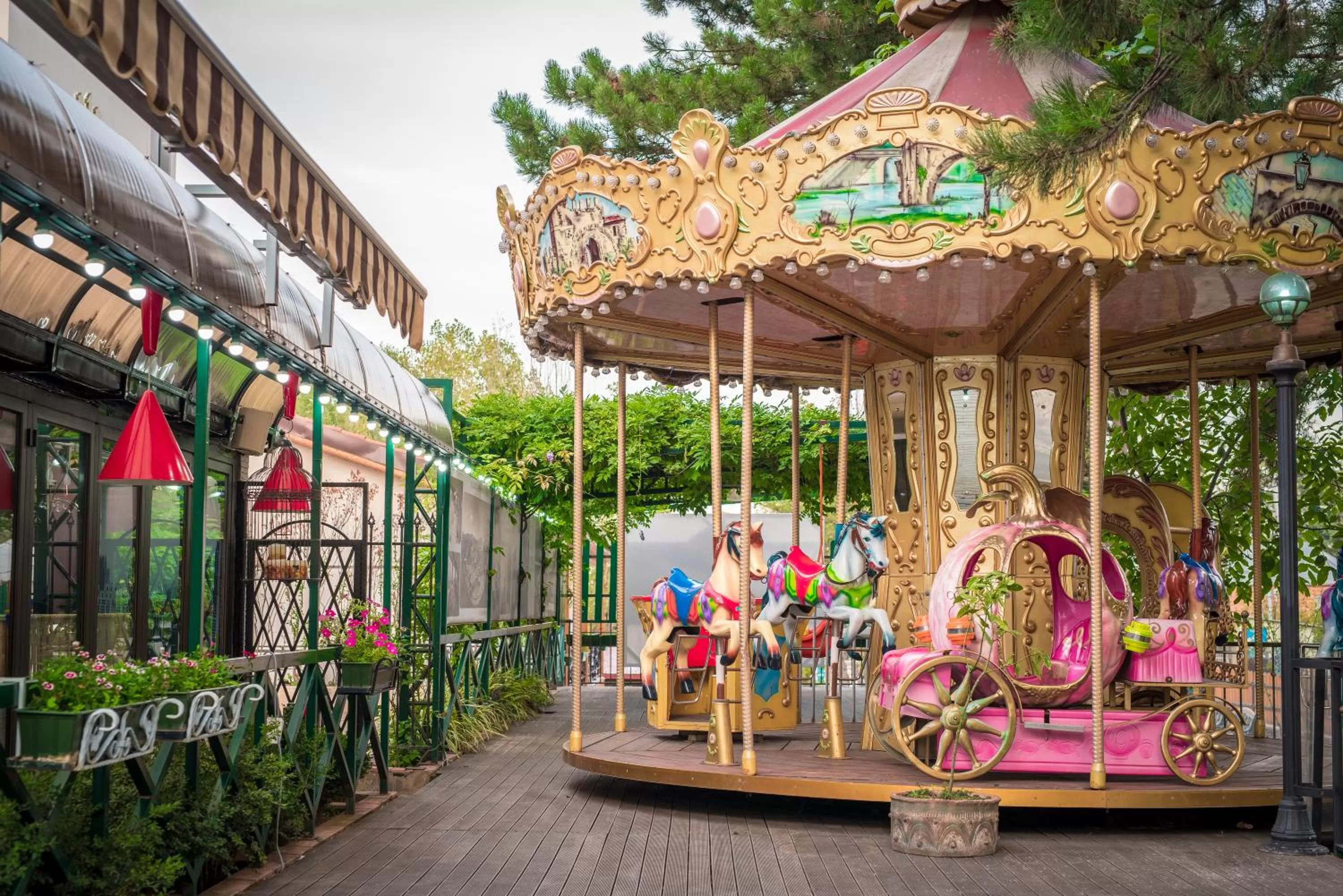 Children play ground in Kopala Tskneti Hotel