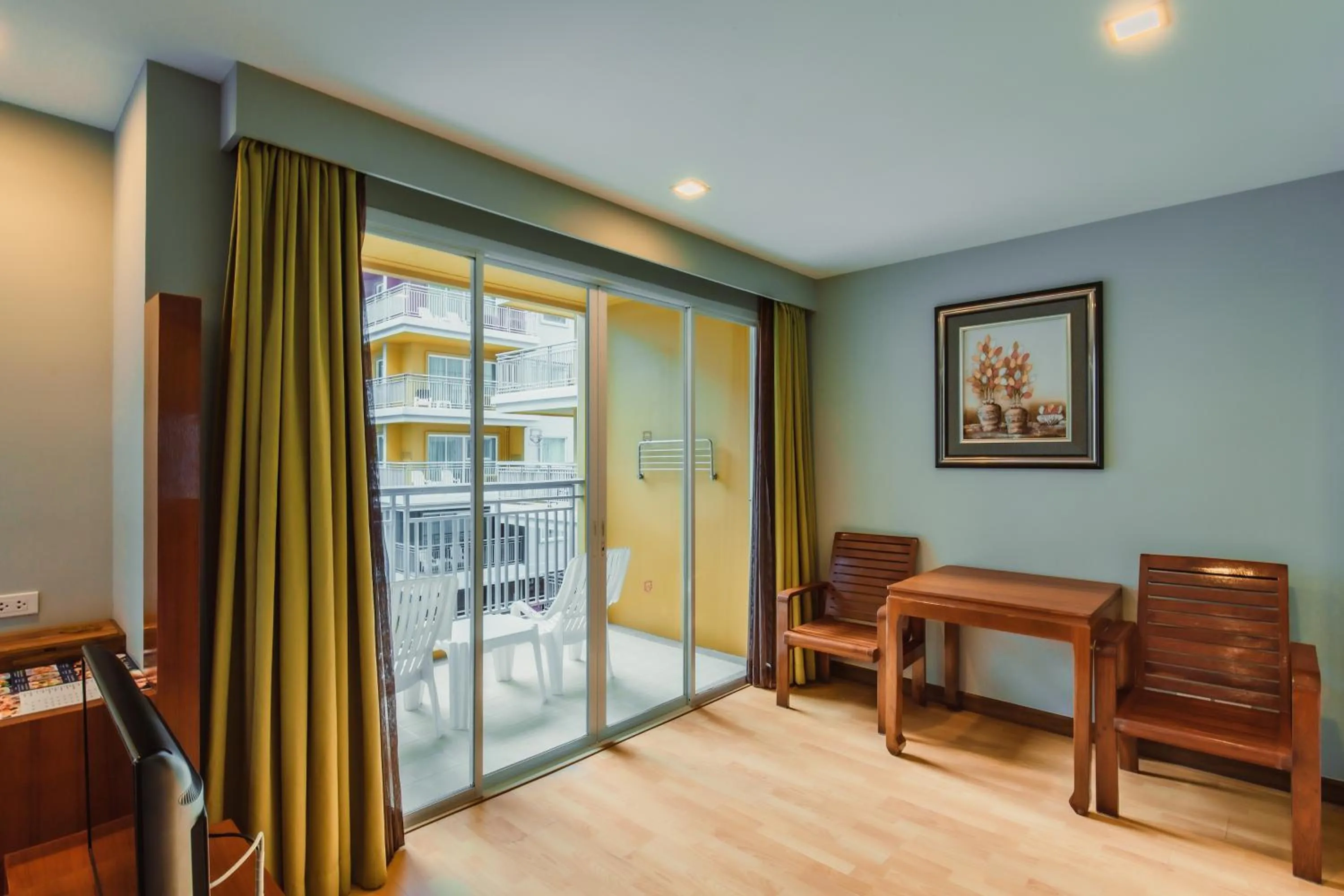 Seating area in Elite Suites Patong