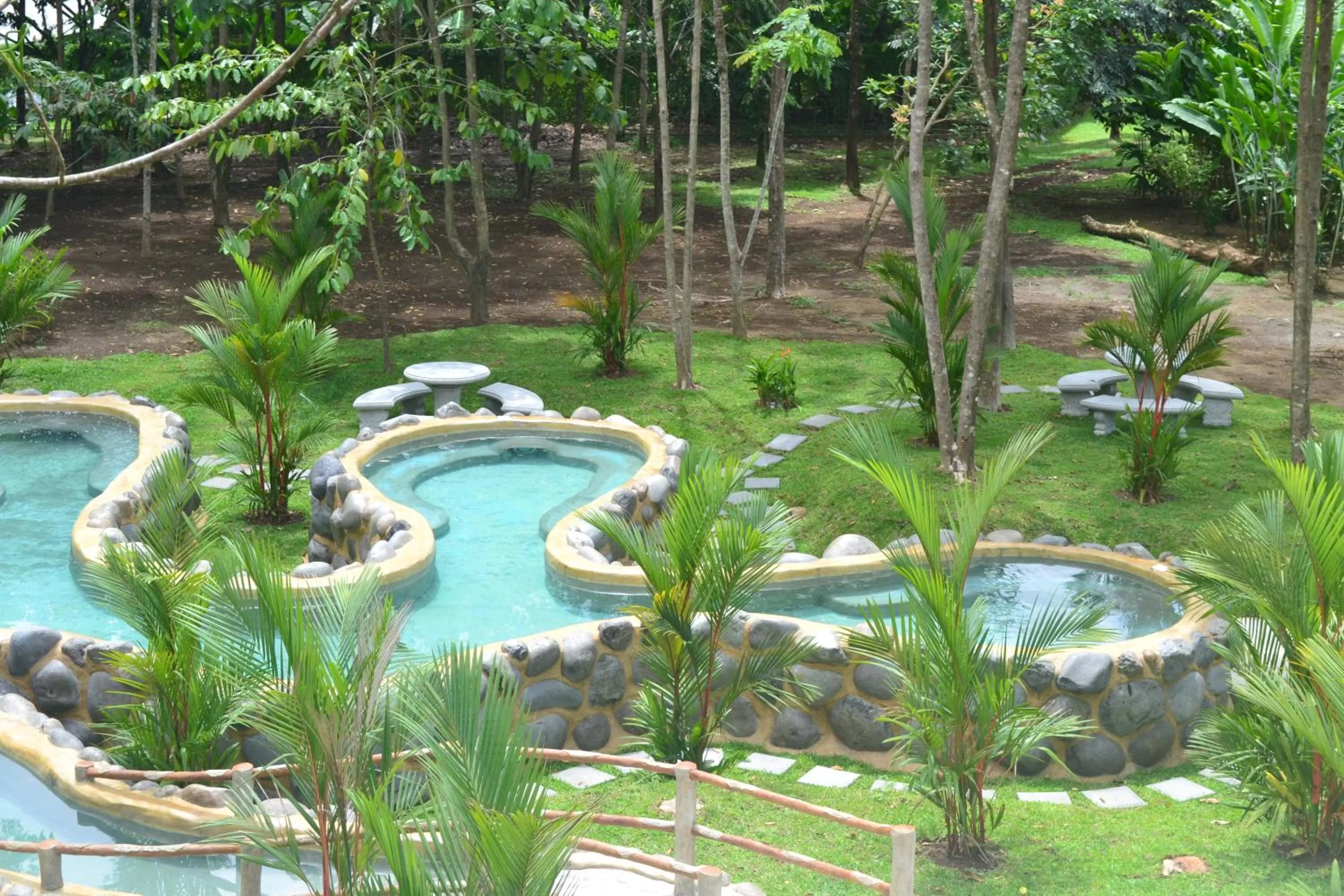 Hot Spring Bath in Volcano Lodge, Hotel & Thermal Experience