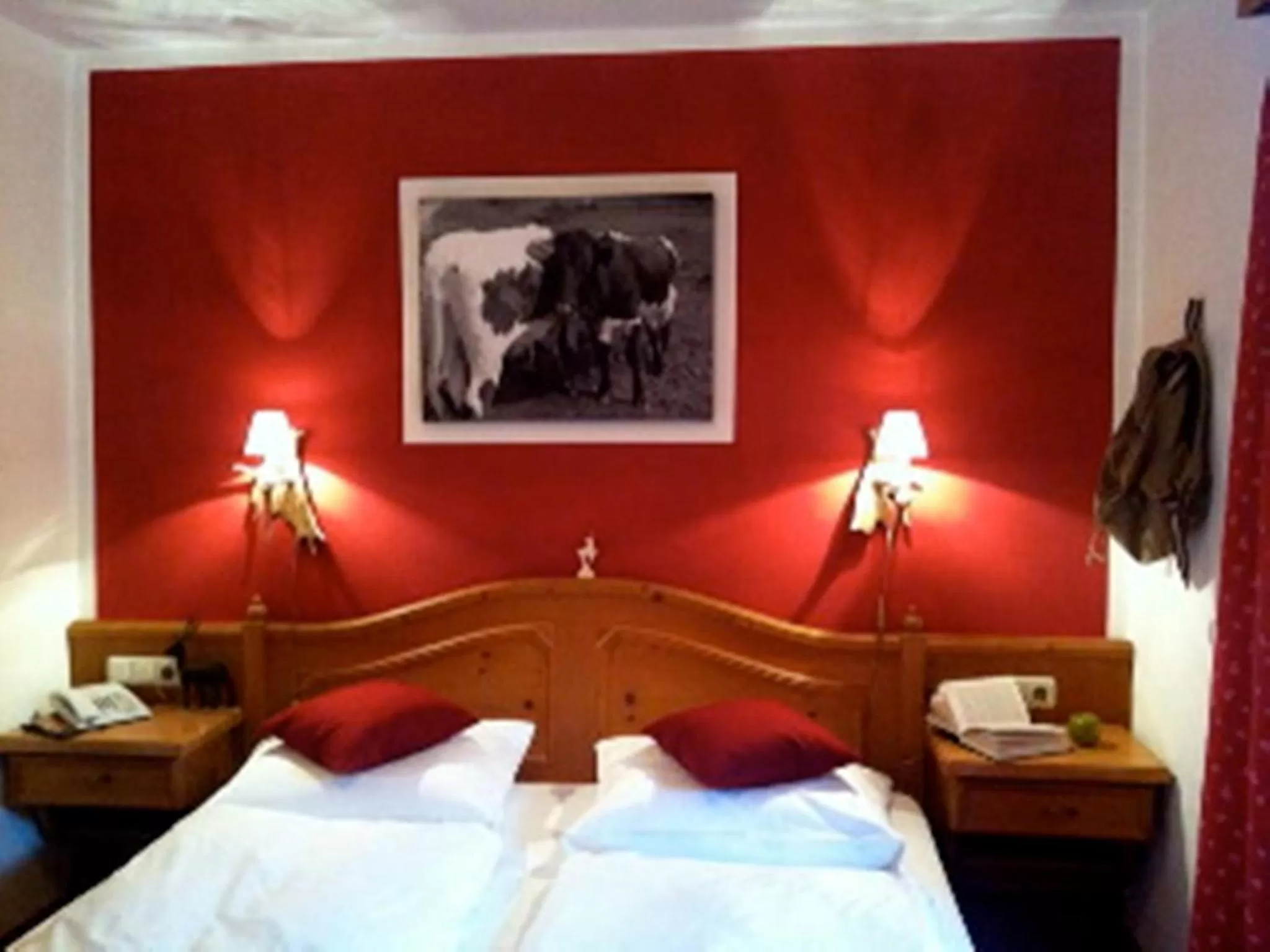 Bed in Hotel Gamshof