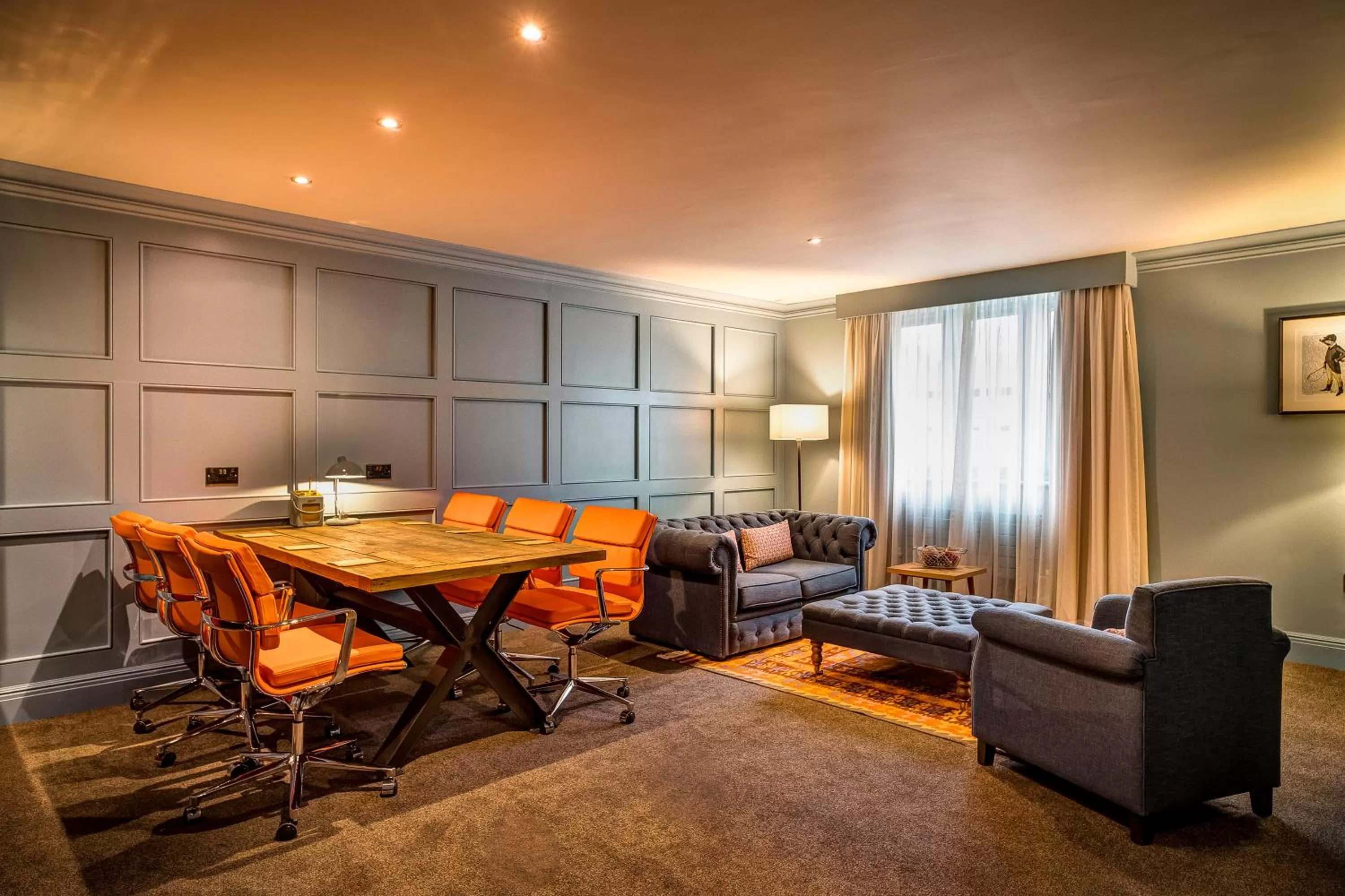 Communal lounge/ TV room in The Great House, Sonning, Berkshire