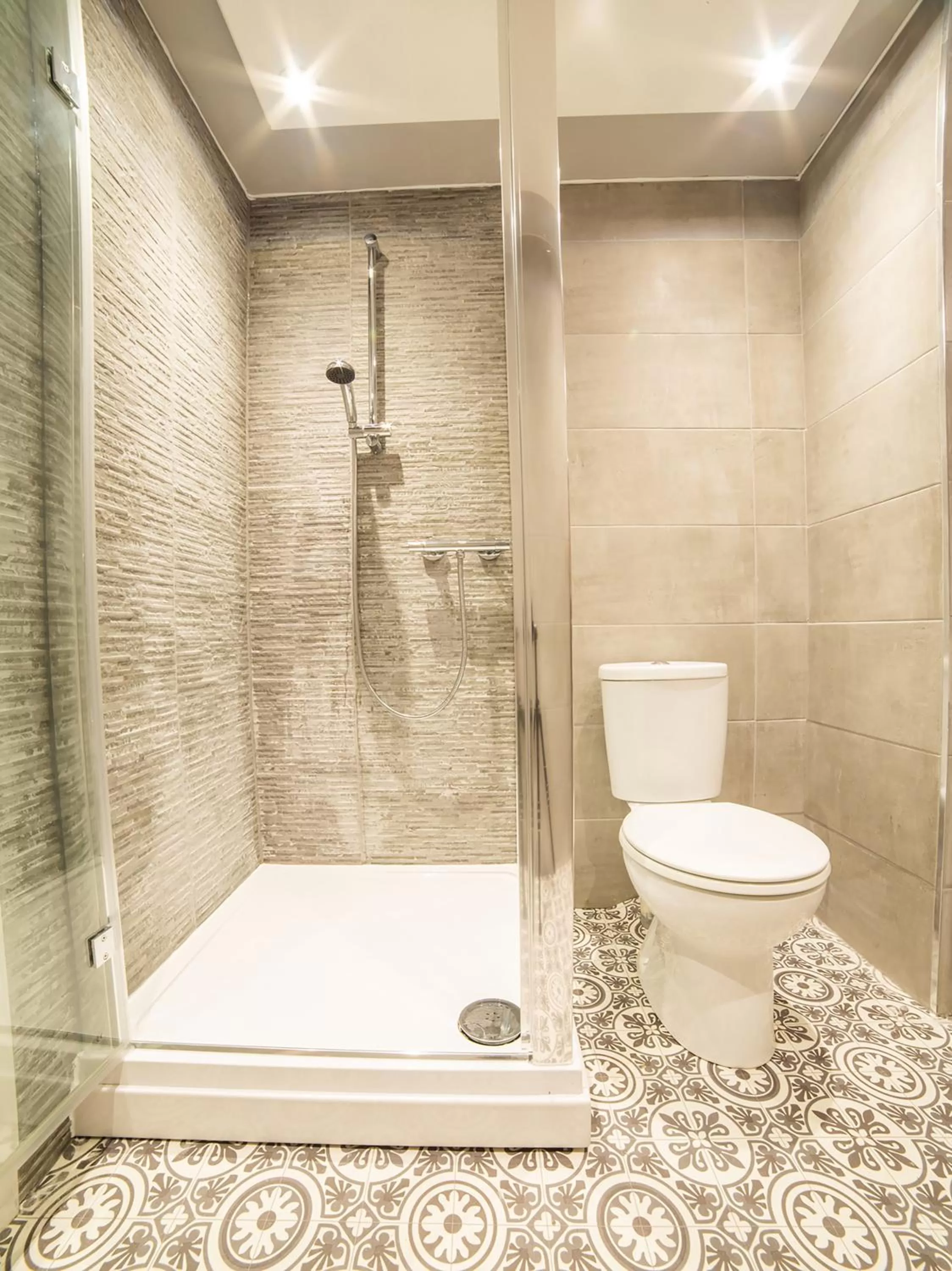 Bathroom in Churchill's Hotel