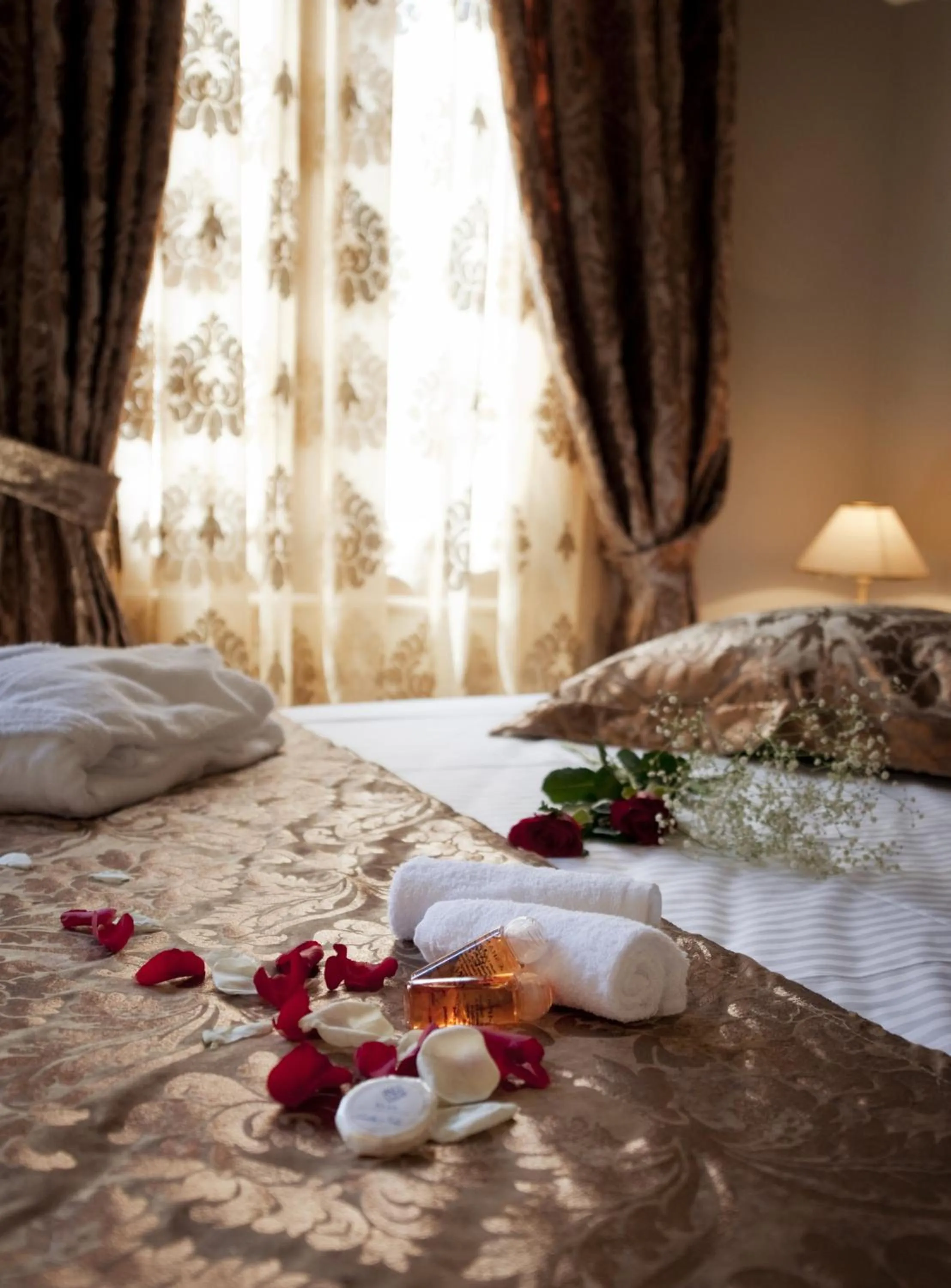 Decorative detail, Bed in Antica Dimora Suites