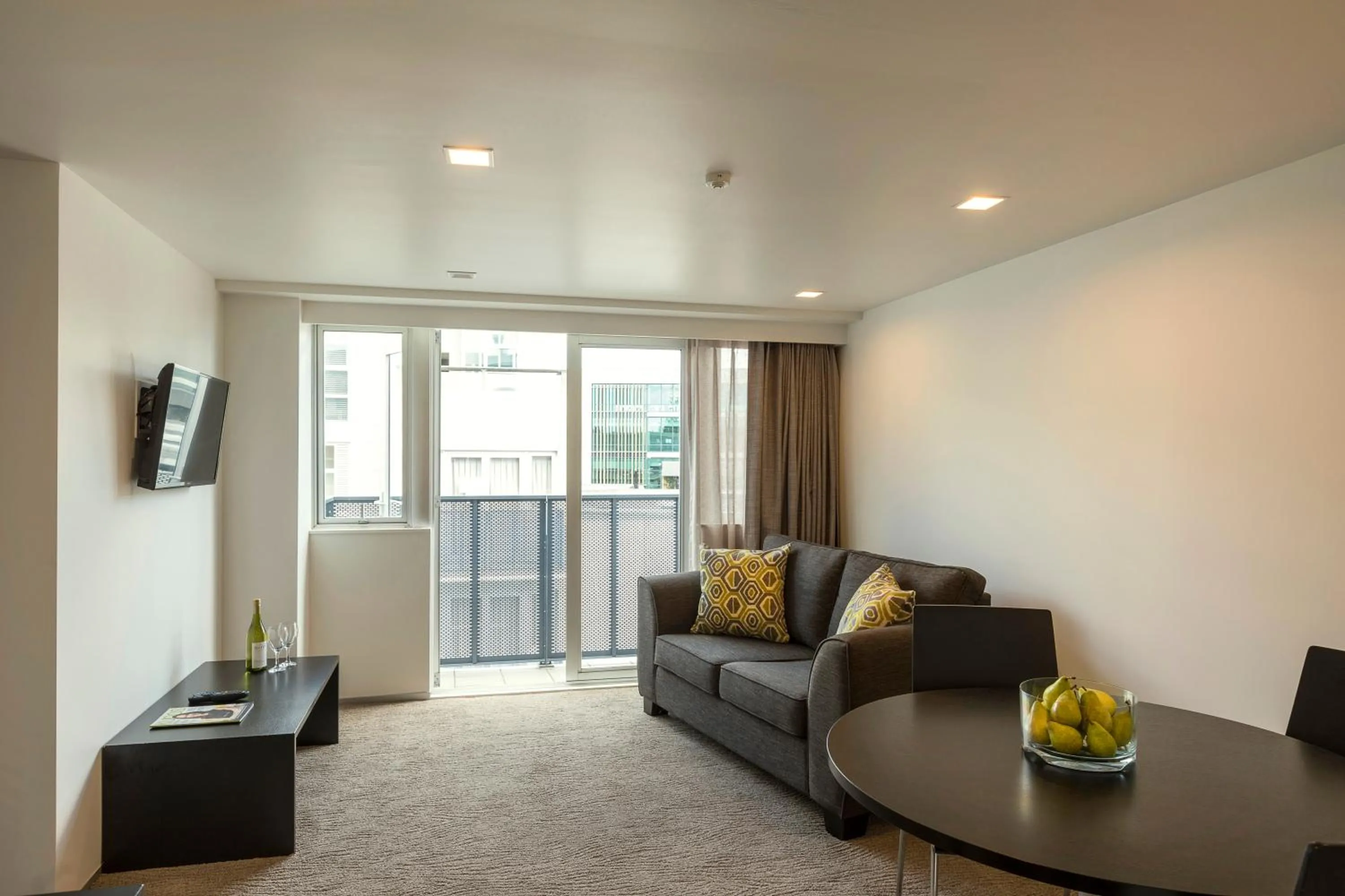 Living room in Quest Ponsonby Serviced Apartments