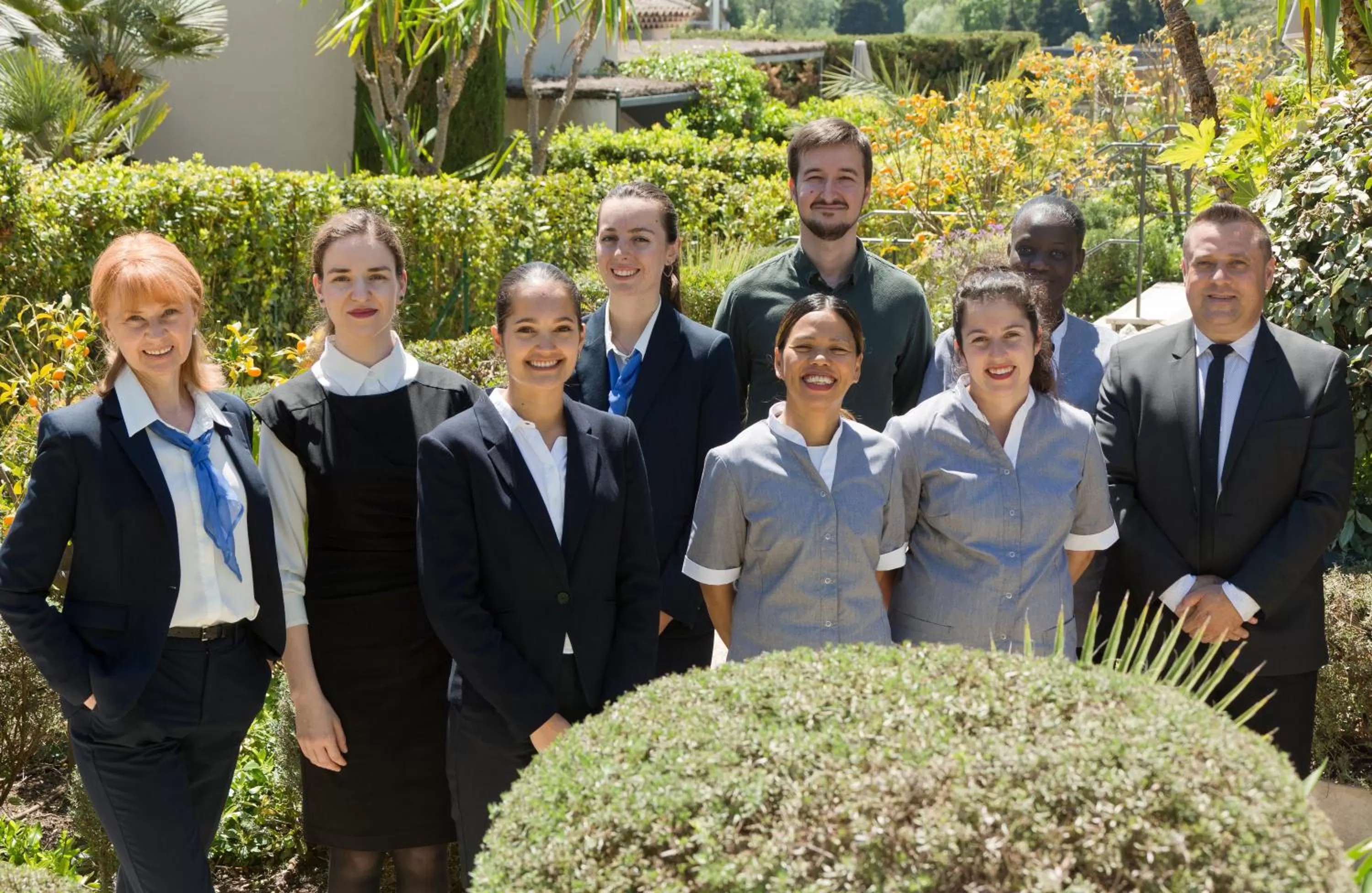 Staff in La Bastide de Biot