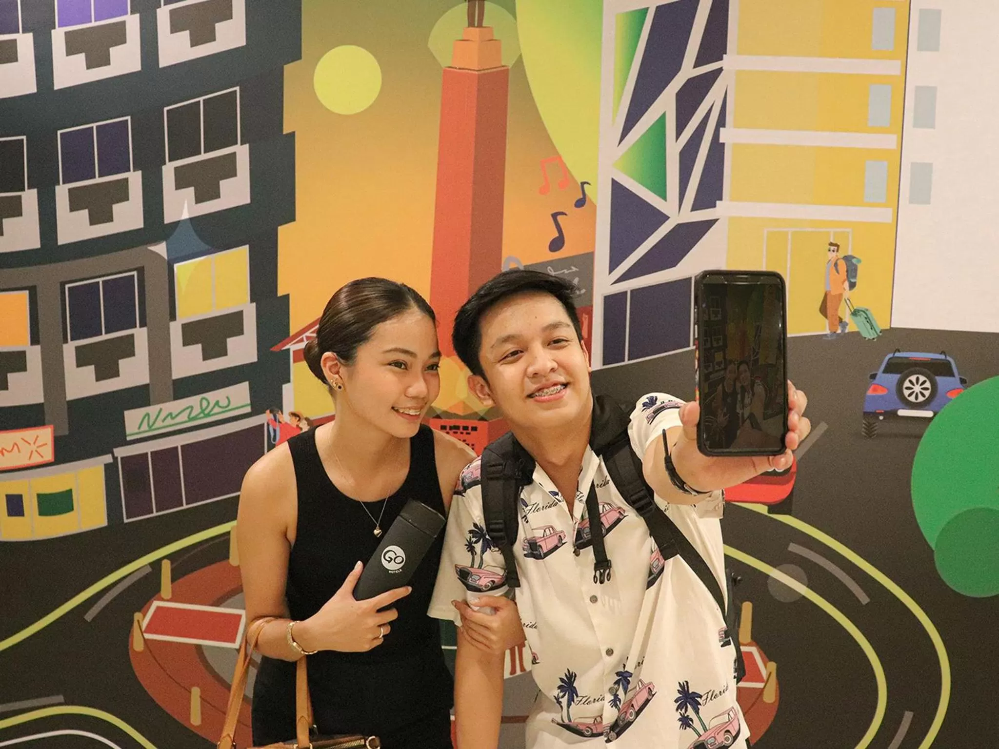 Communal lounge/ TV room in Go Hotels Timog