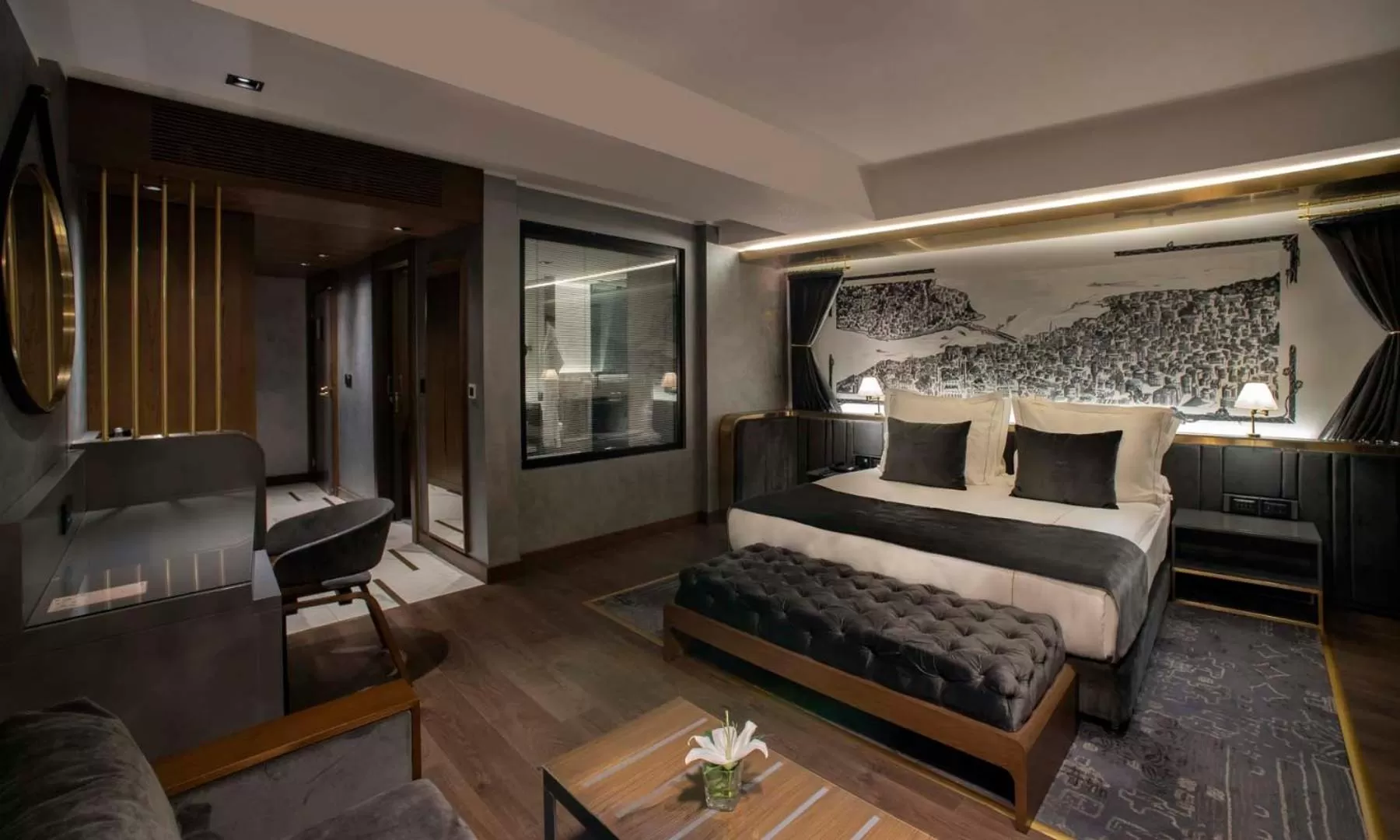 Bed in The Wings Hotel Istanbul