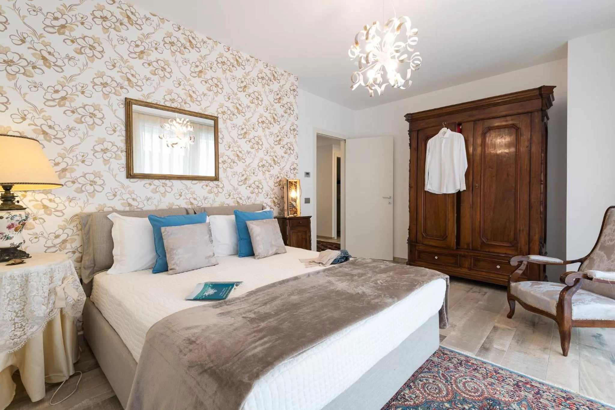 Bed in Rivetto Suites