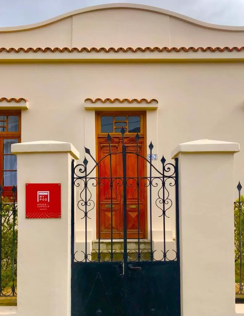 Facade/entrance in My Pod House