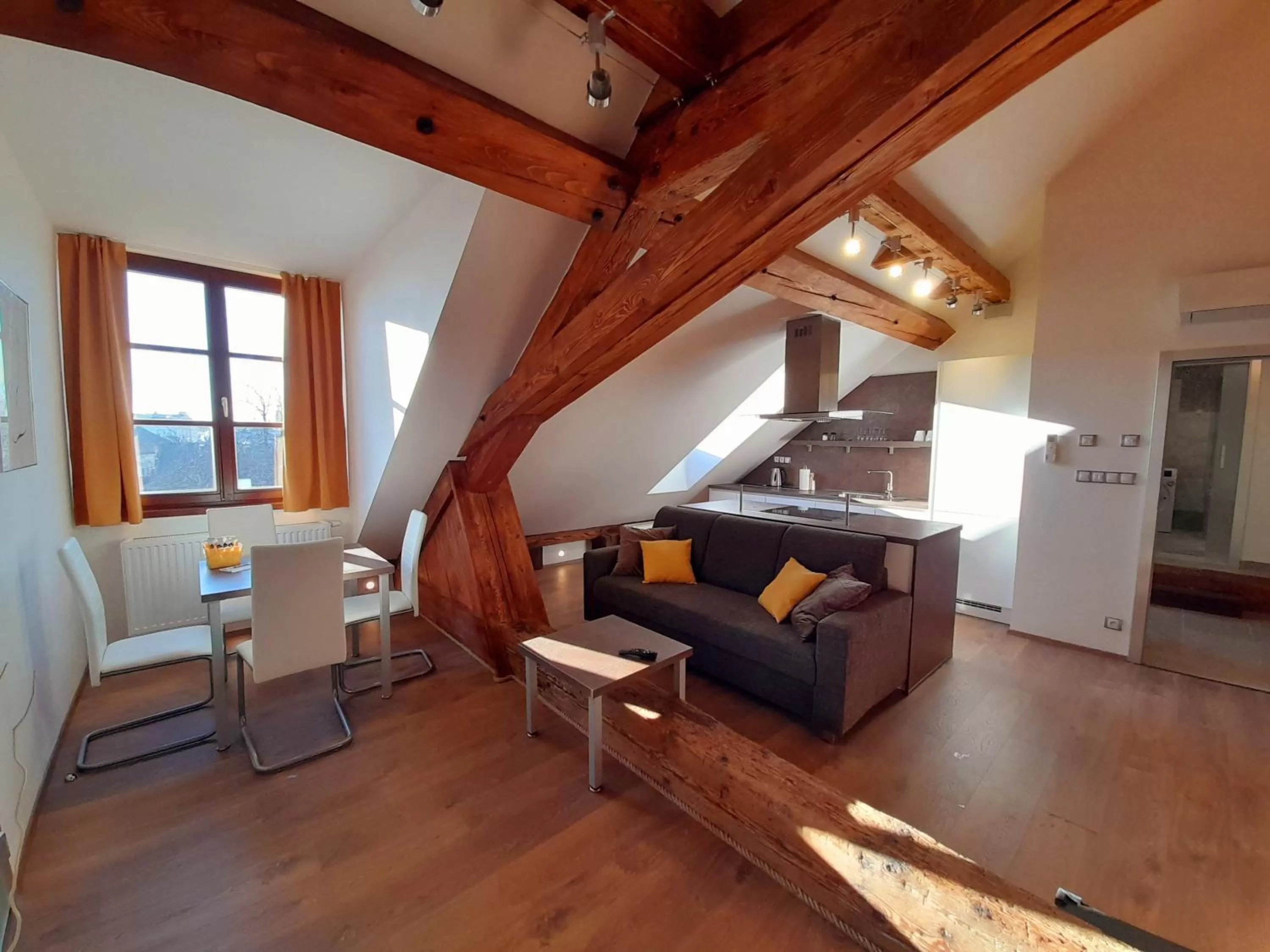 Living room in Residence Mariánská