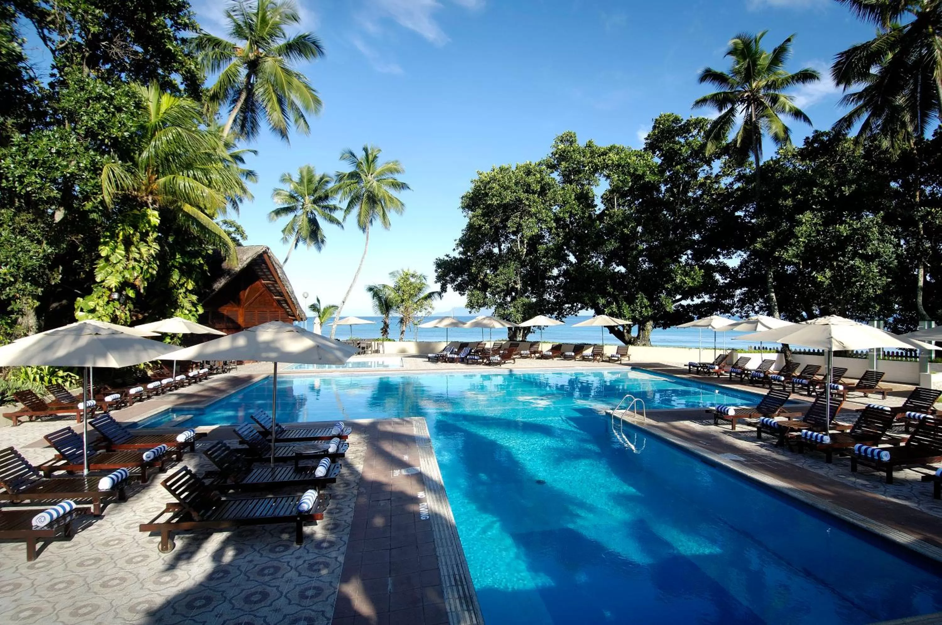 Swimming pool in Berjaya Beau Vallon Bay Resort & Casino
