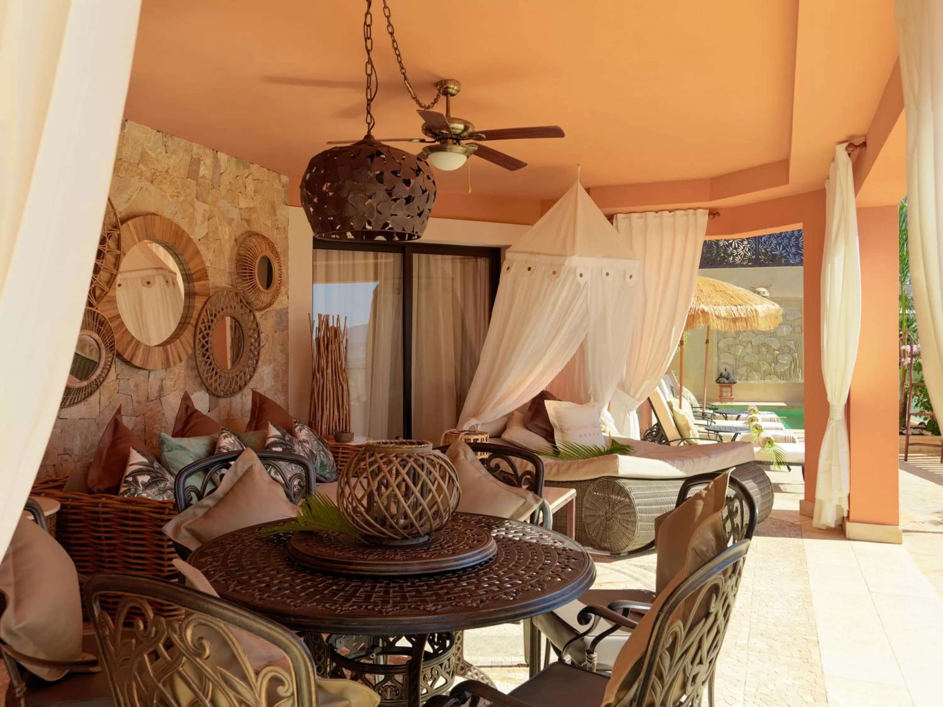 Balcony/Terrace in Royal Garden Villas, Luxury Hotel