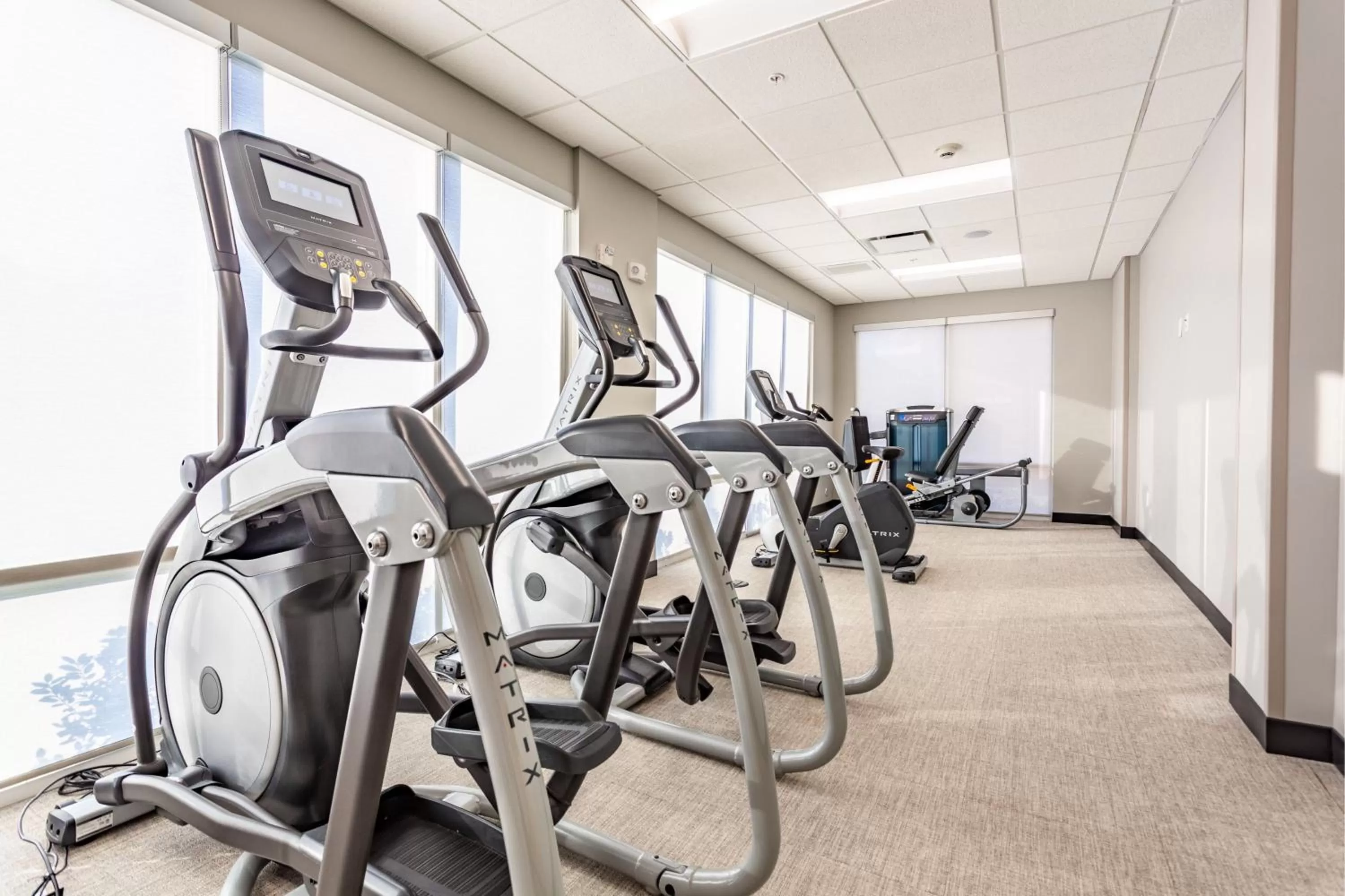 Fitness centre/facilities in TownePlace Suites by Marriott Raleigh - University Area
