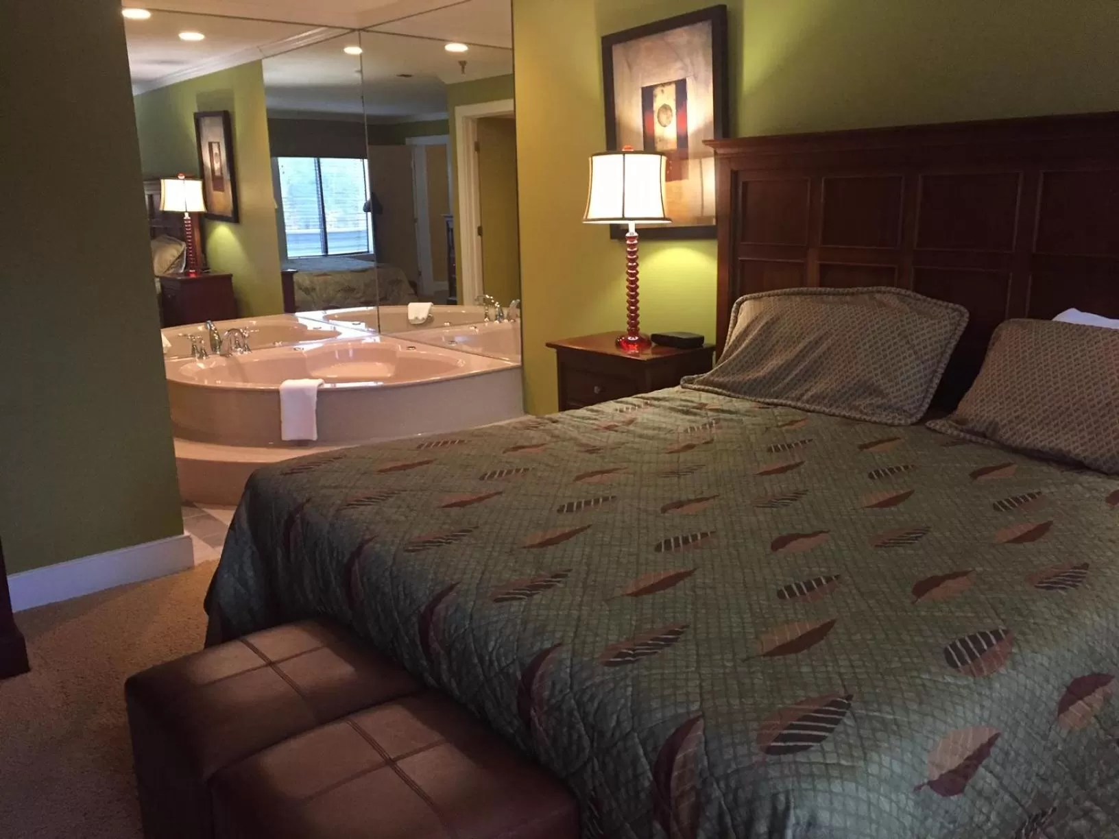 Bed in North Star Lodge & Resort