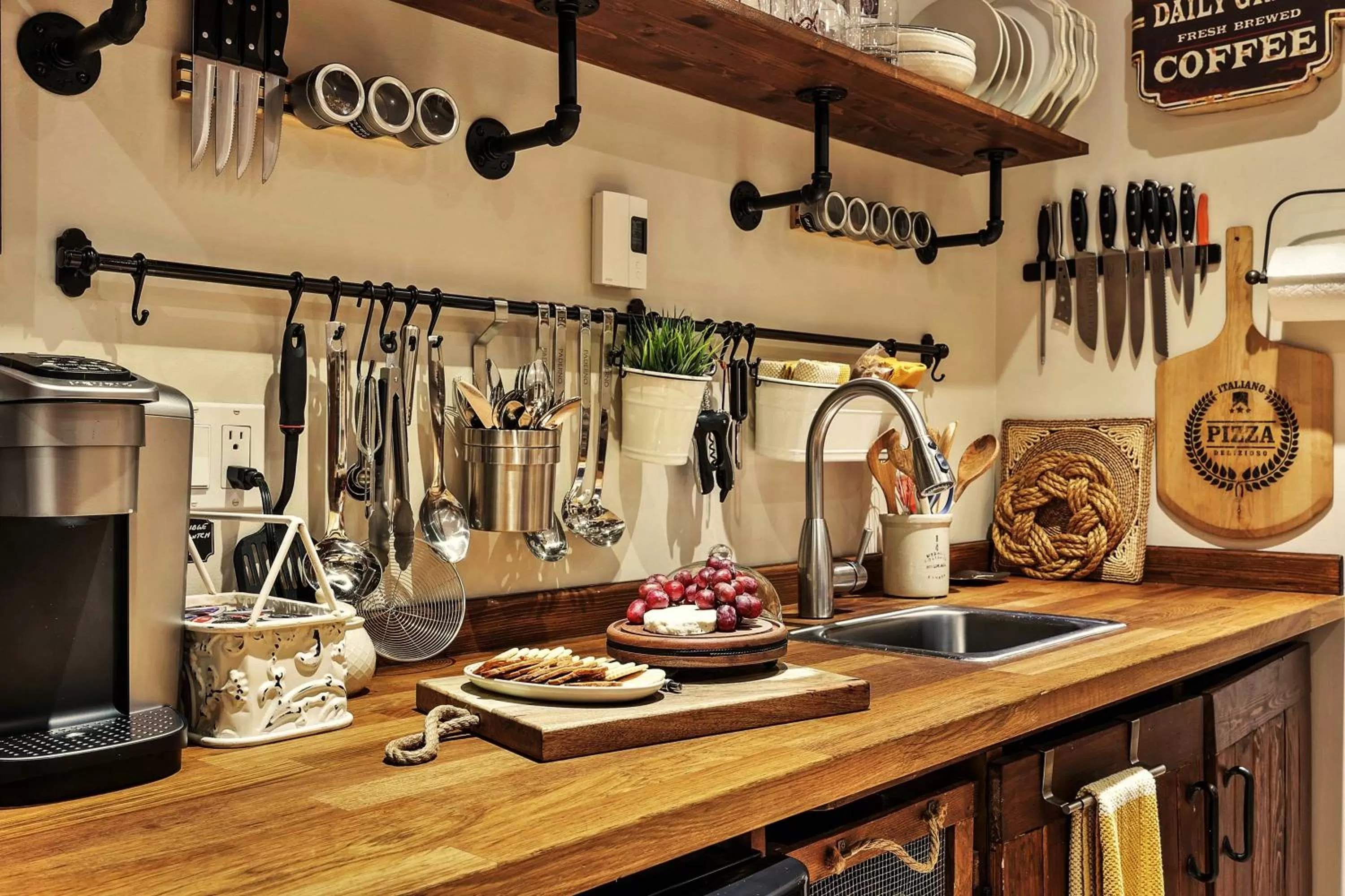 kitchen in A Suite Retreat - Beyond Bed & Breakfast