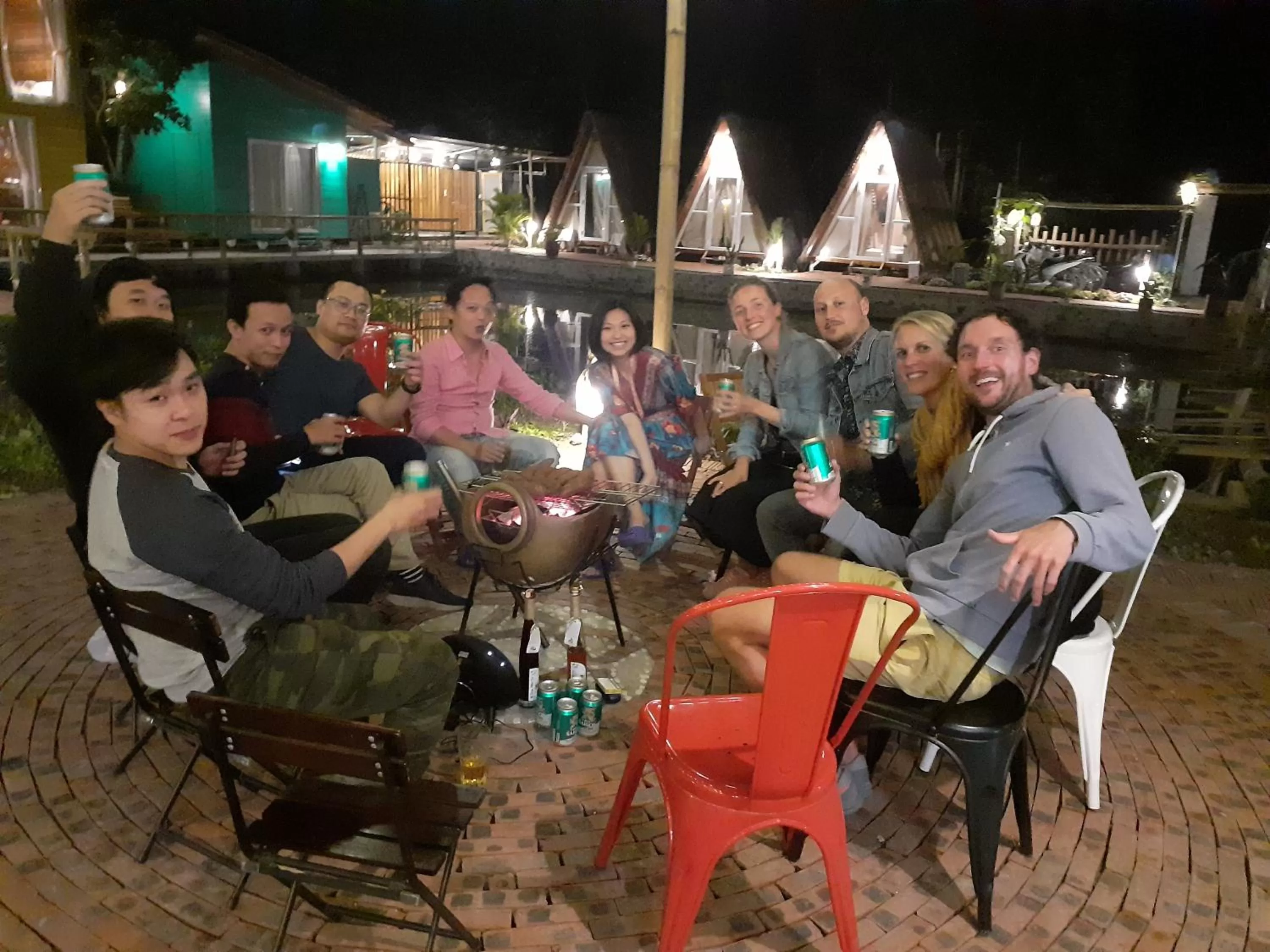 Patio in Trang An Lamia Bungalow