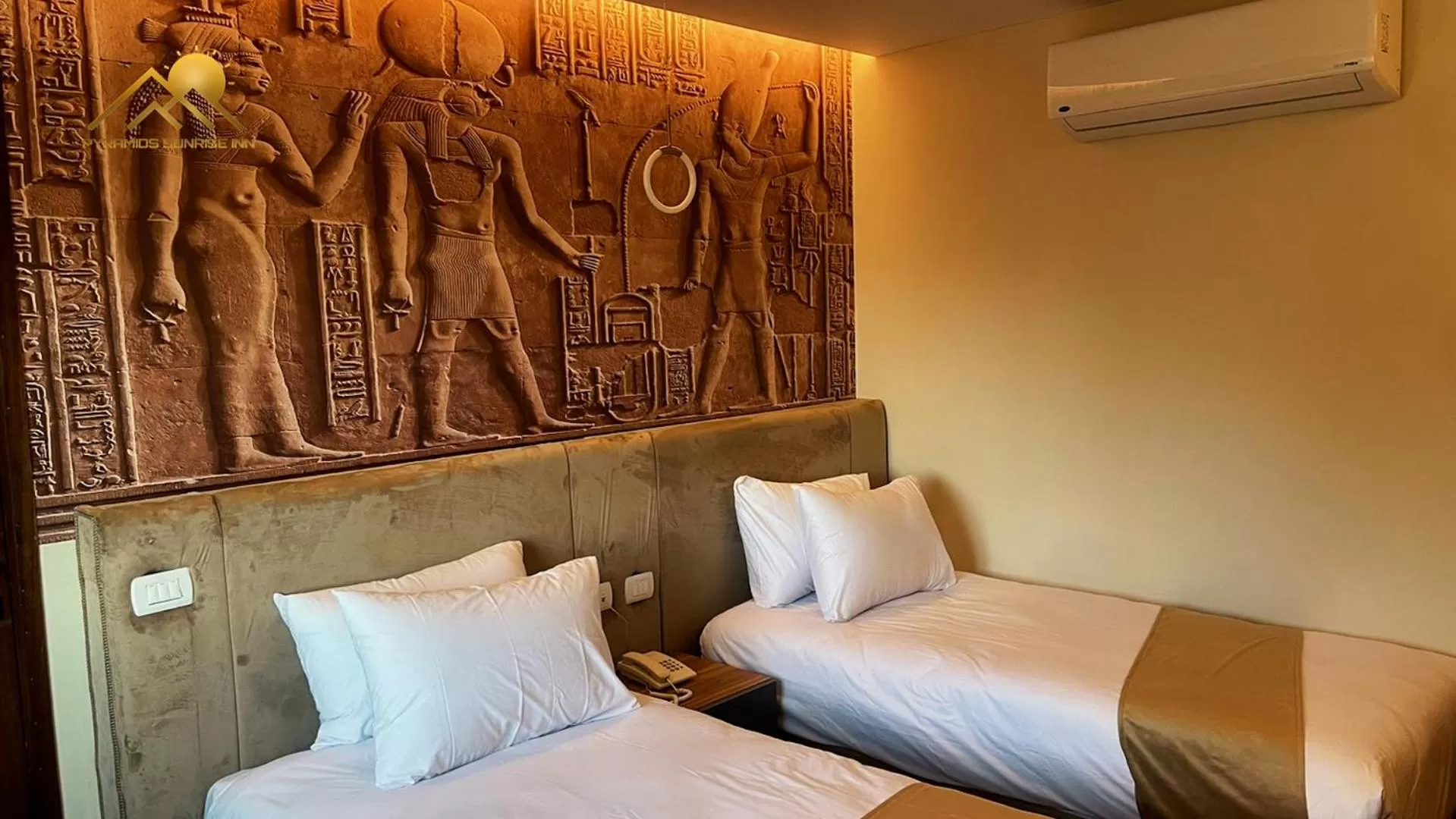 Bed in Pyramids sunrise inn