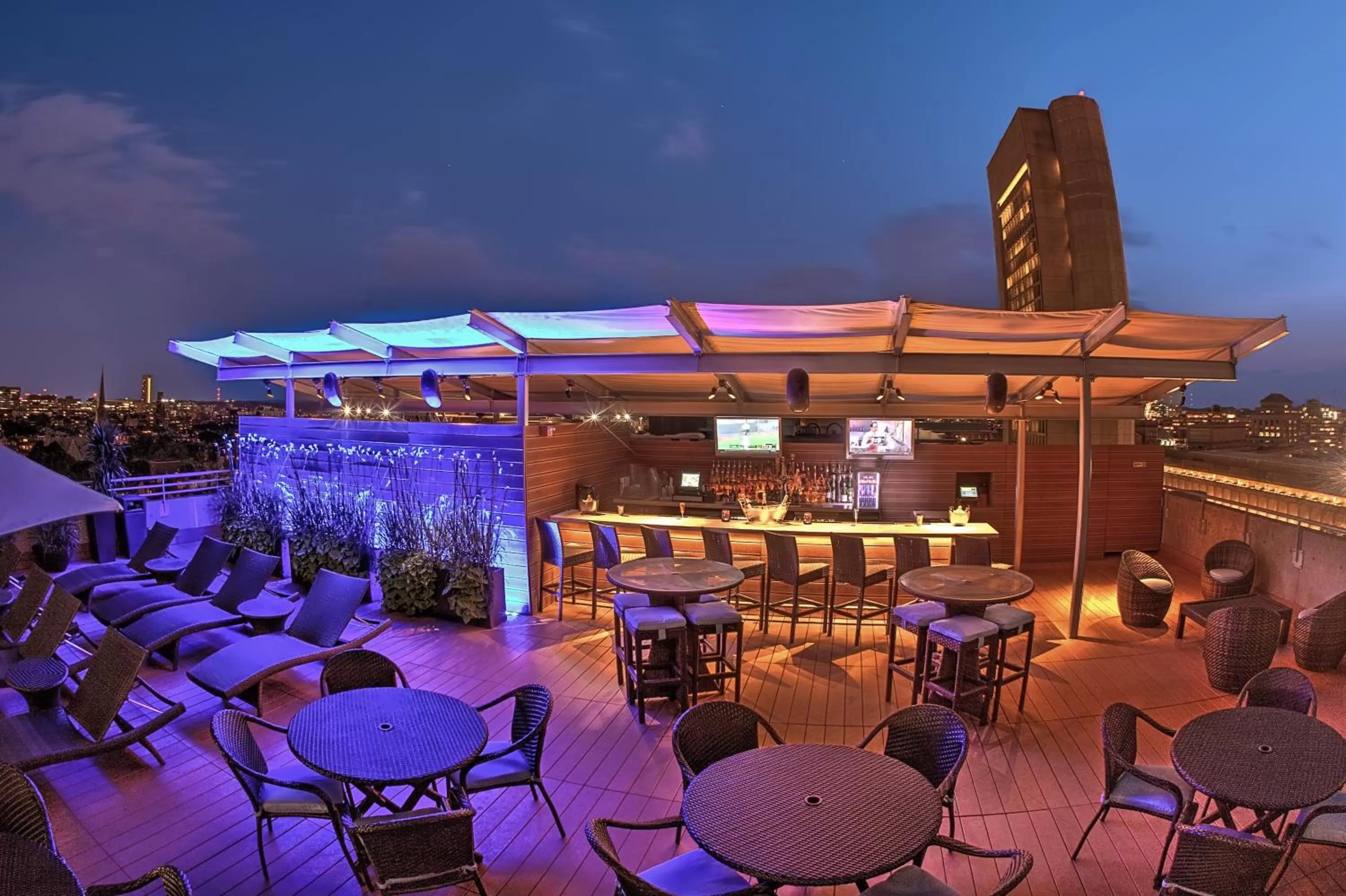 Patio in The Colonnade Hotel