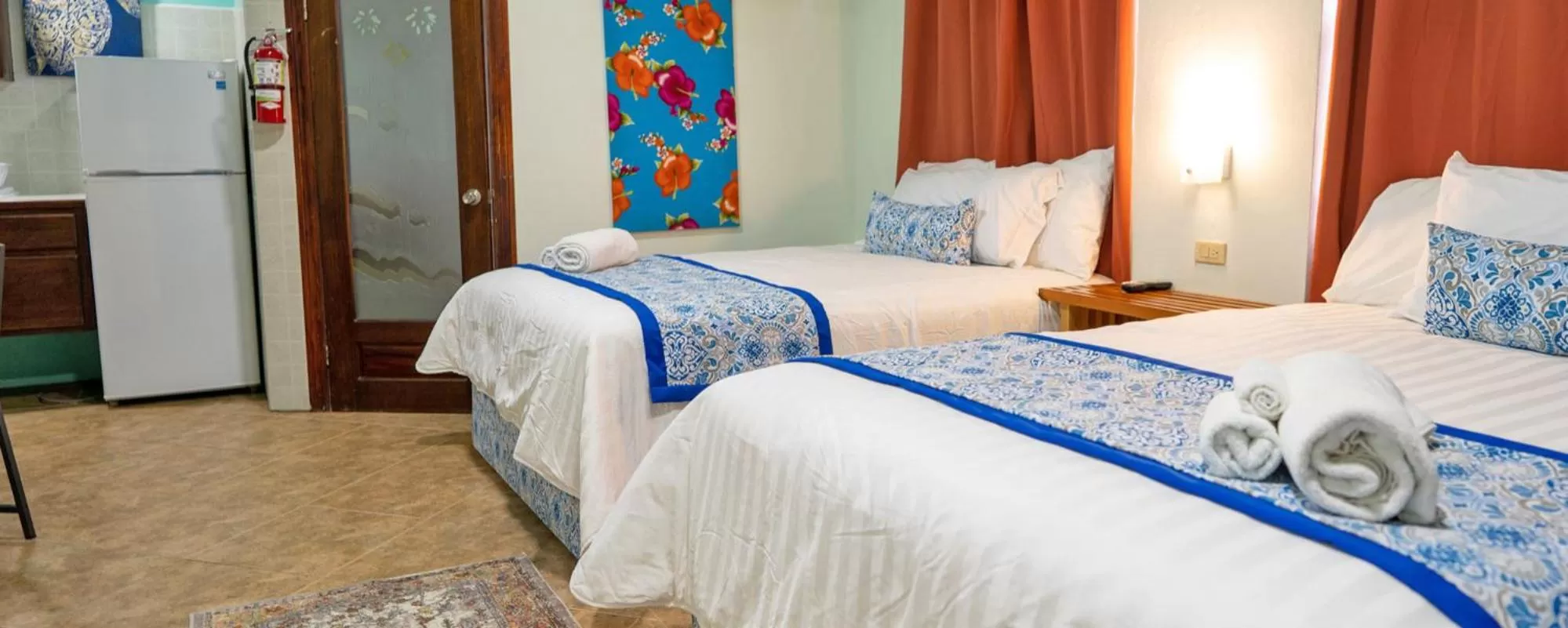 Bed in Island Magic Beach Resort