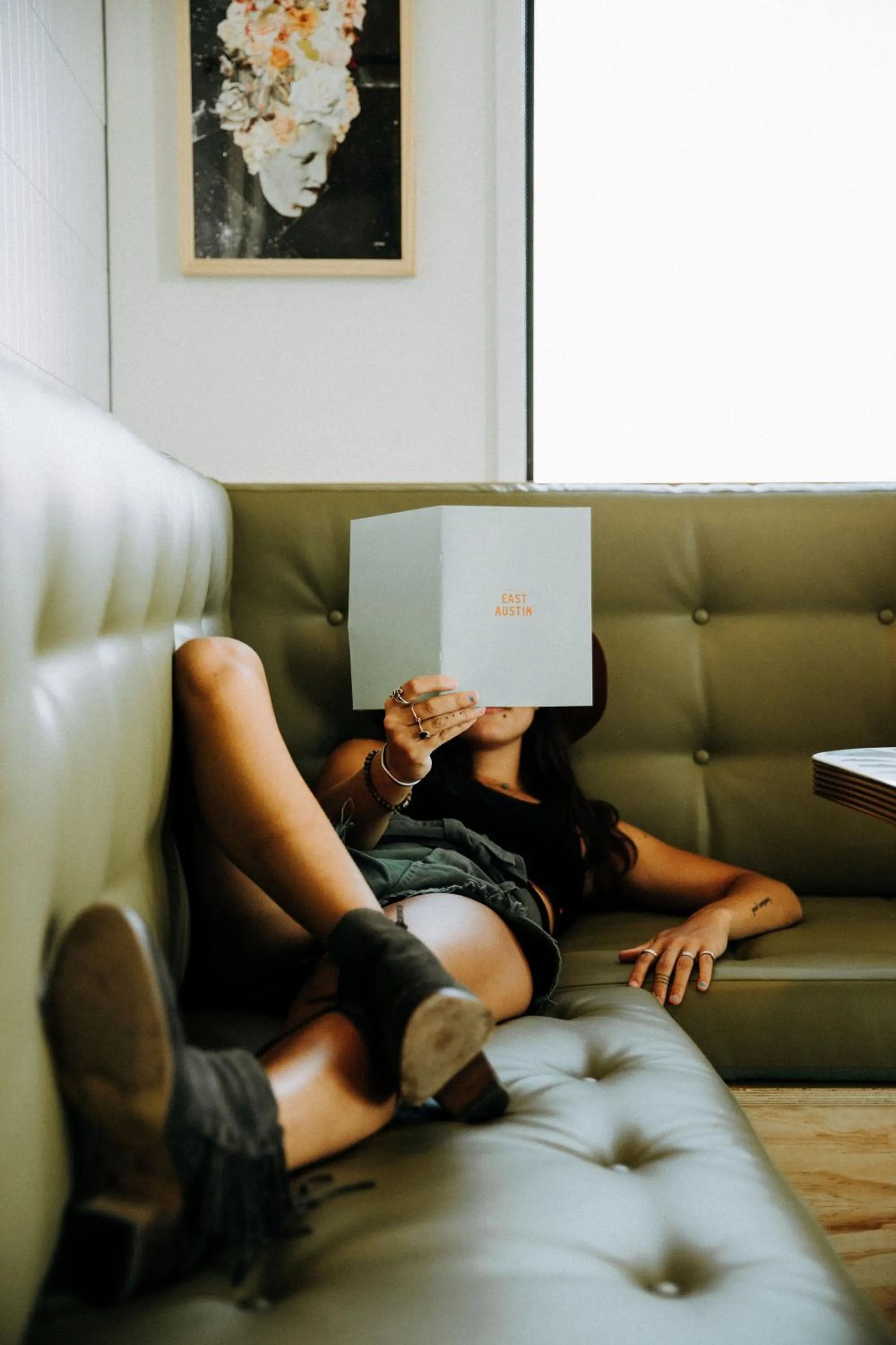 Seating area in ARRIVE Austin