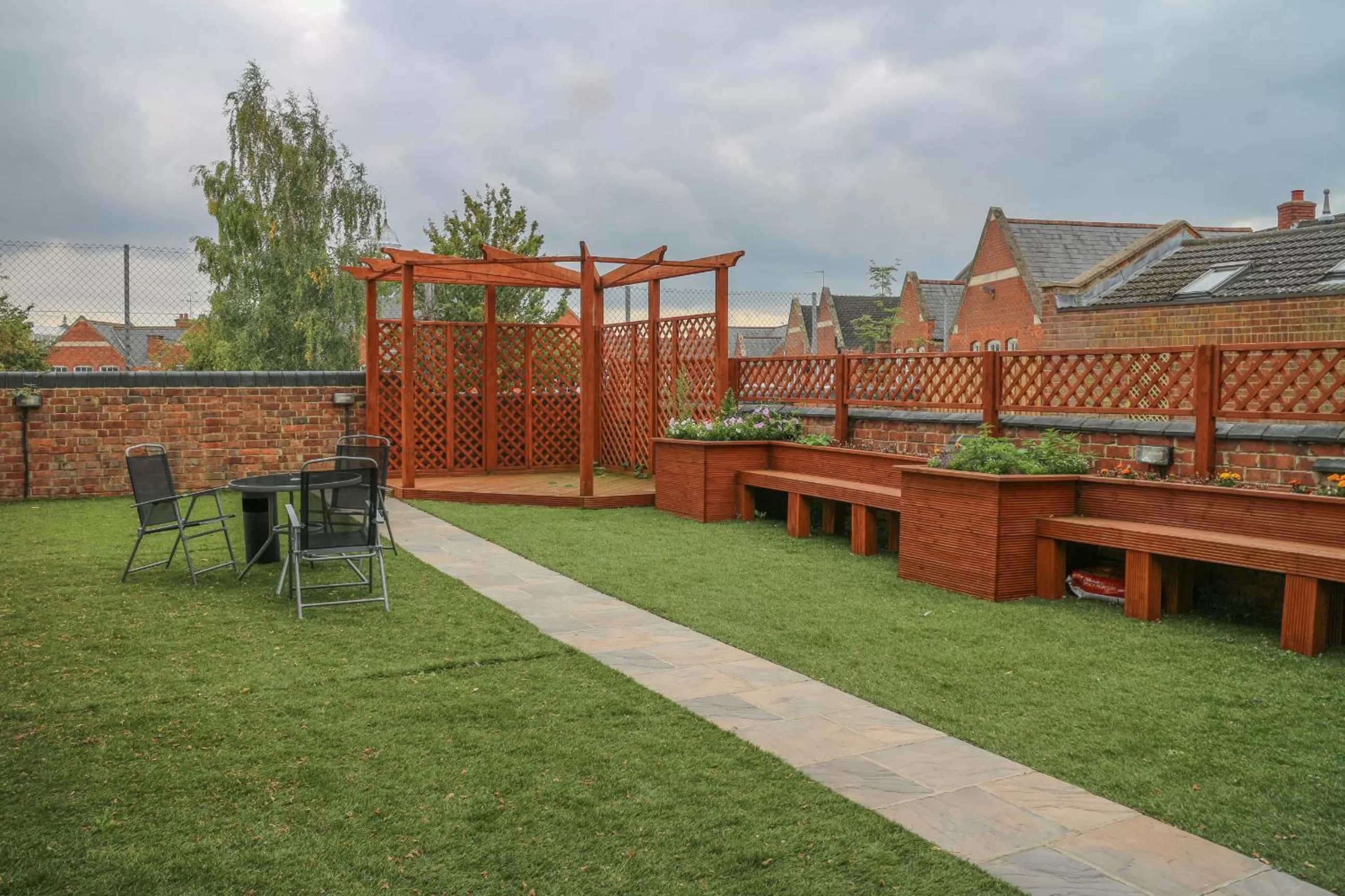 Patio in Oscar Lodge
