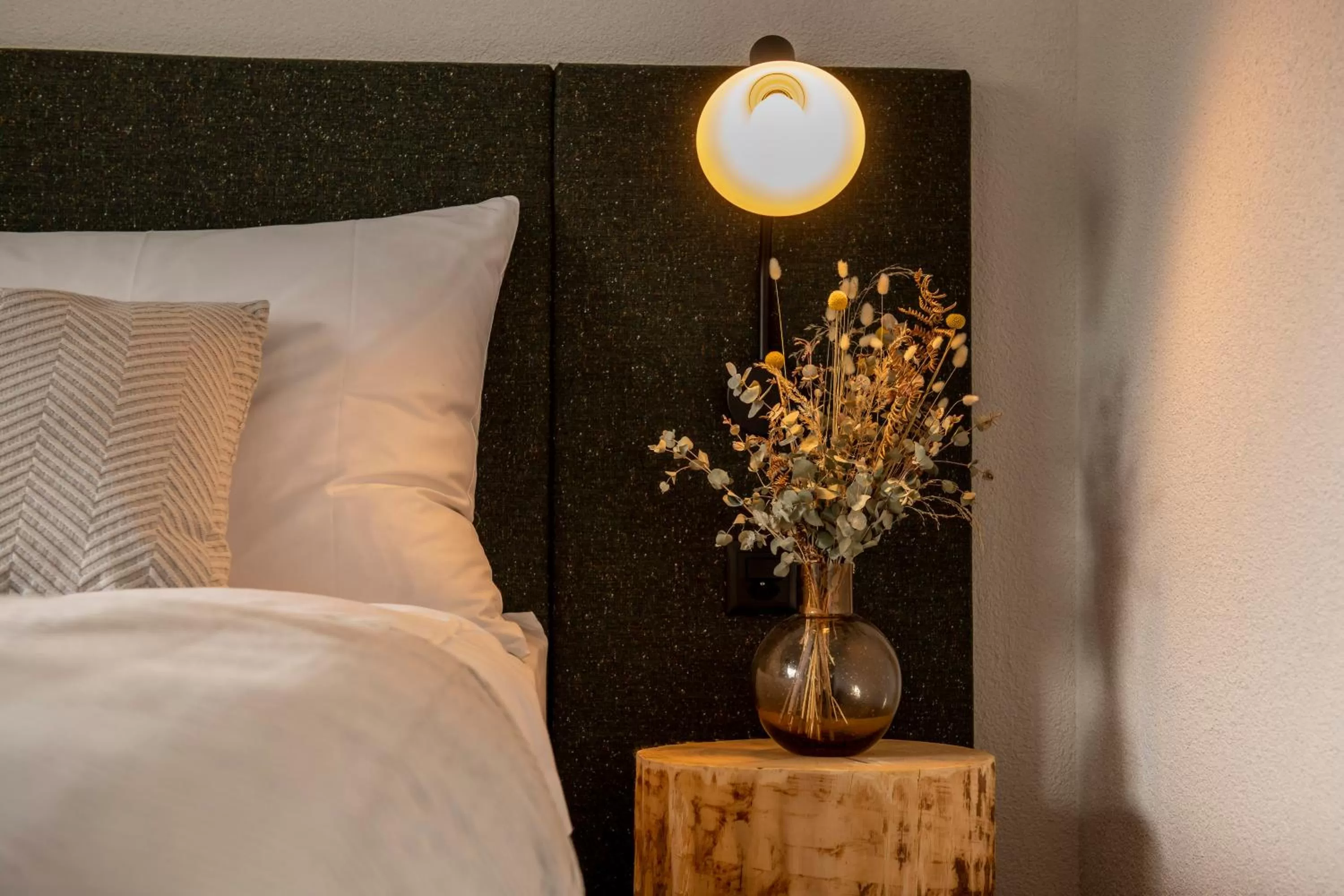 Bed in Flem Mountain Lodge