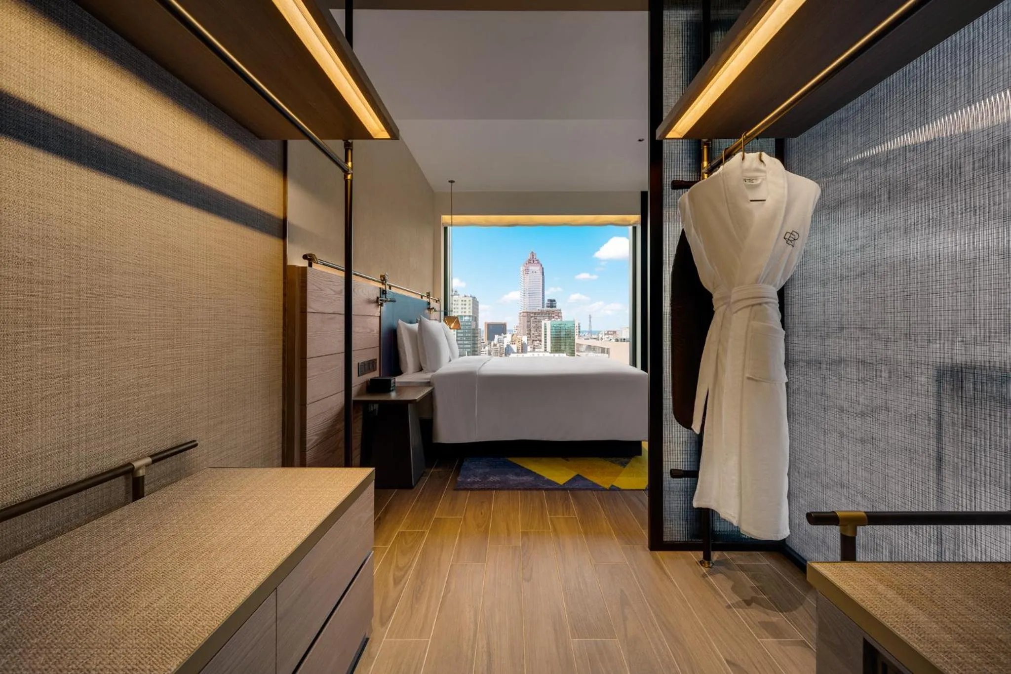 Bedroom, Bed in Hotel Resonance Taipei, Tapestry Collection by Hilton