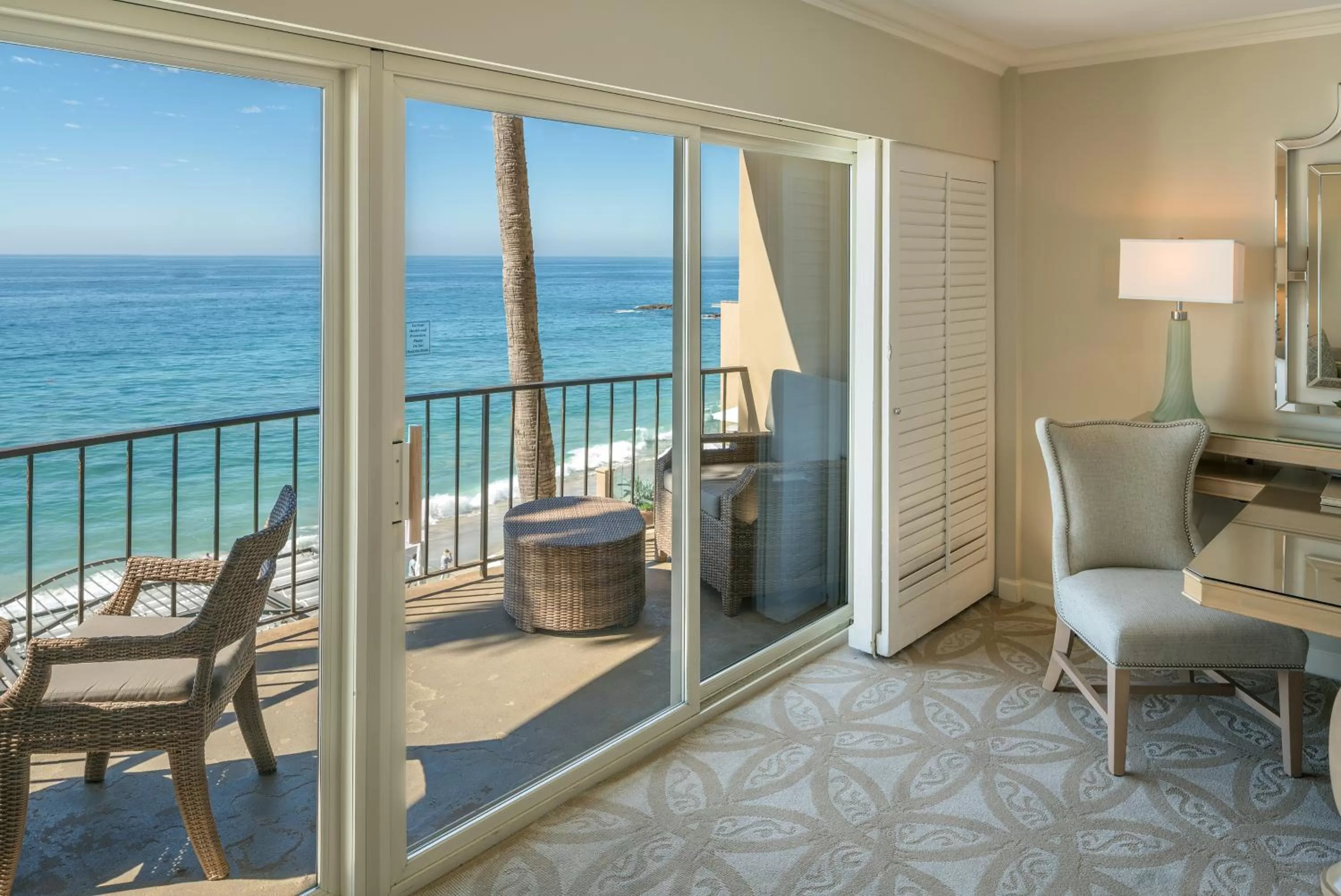 Oceanfront Towers Double Queen in Surf & Sand Laguna Beach