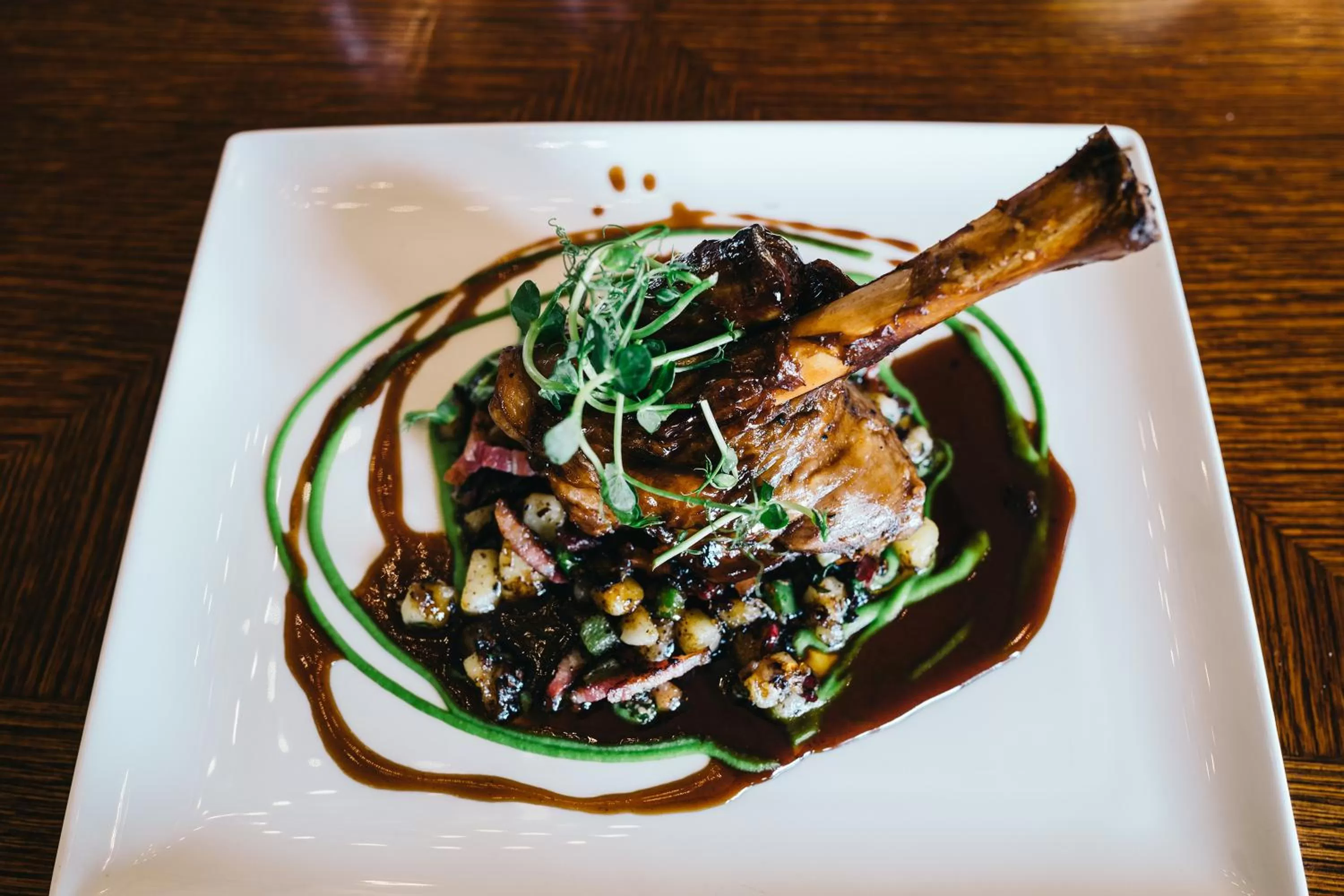 Food close-up in Low Wood Bay