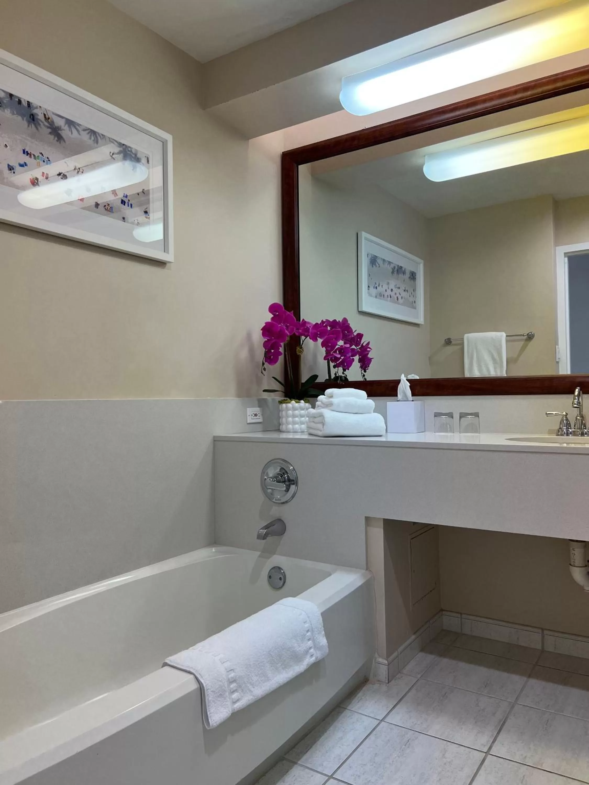 Bathroom in The Capri Inn