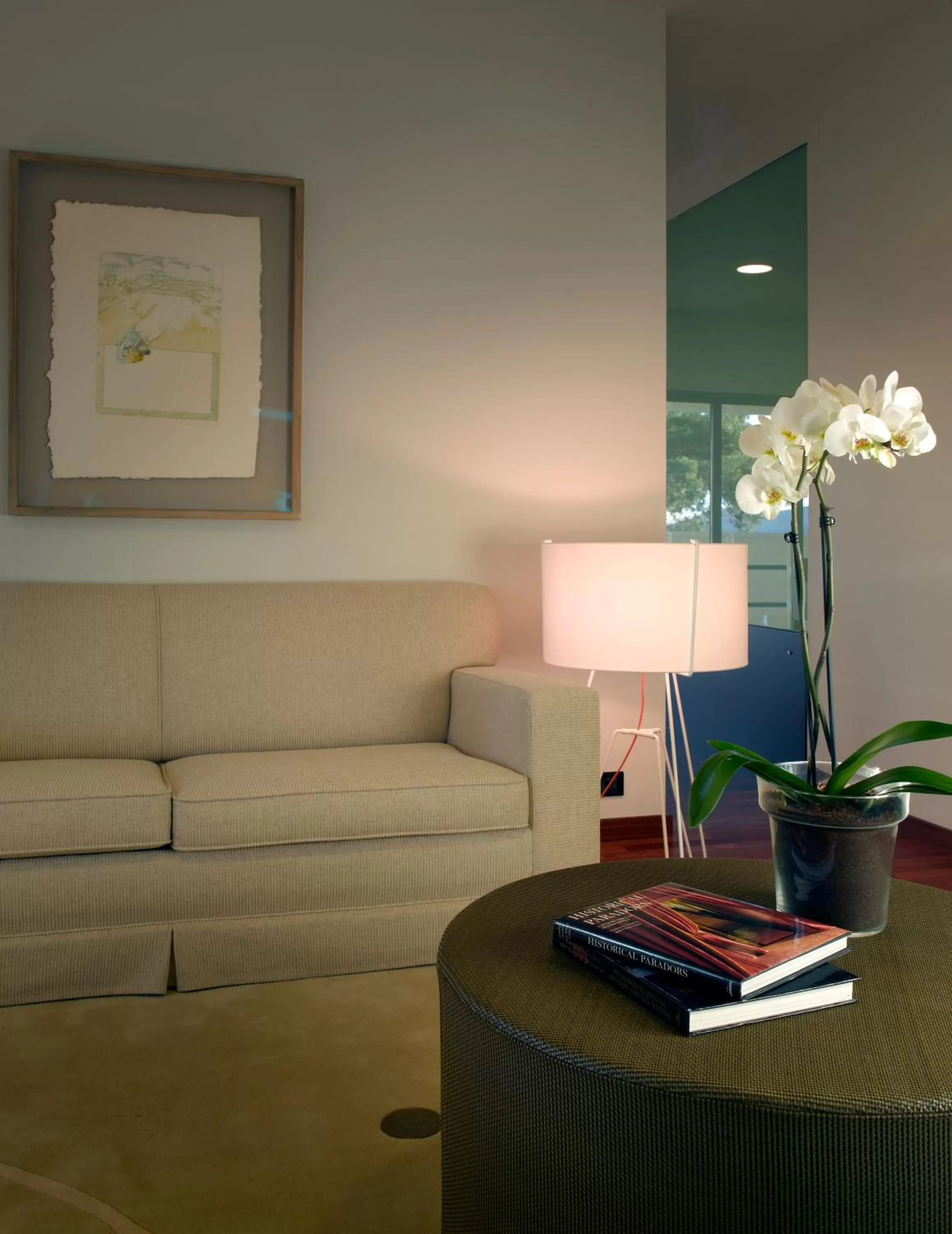 Seating area in Parador de Antequera