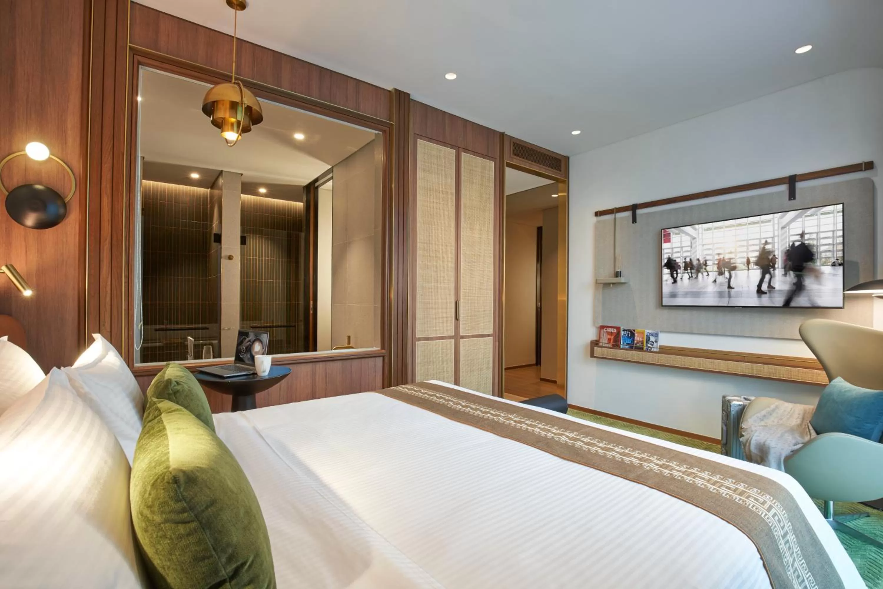 Bed in Citadines Connect City Centre Singapore