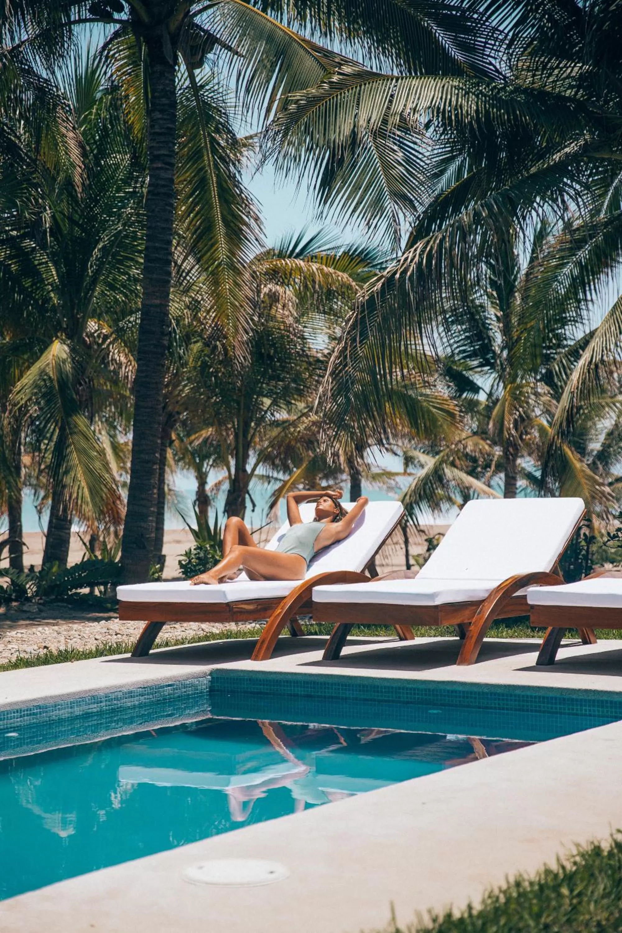 Swimming pool in Casa Kuaa