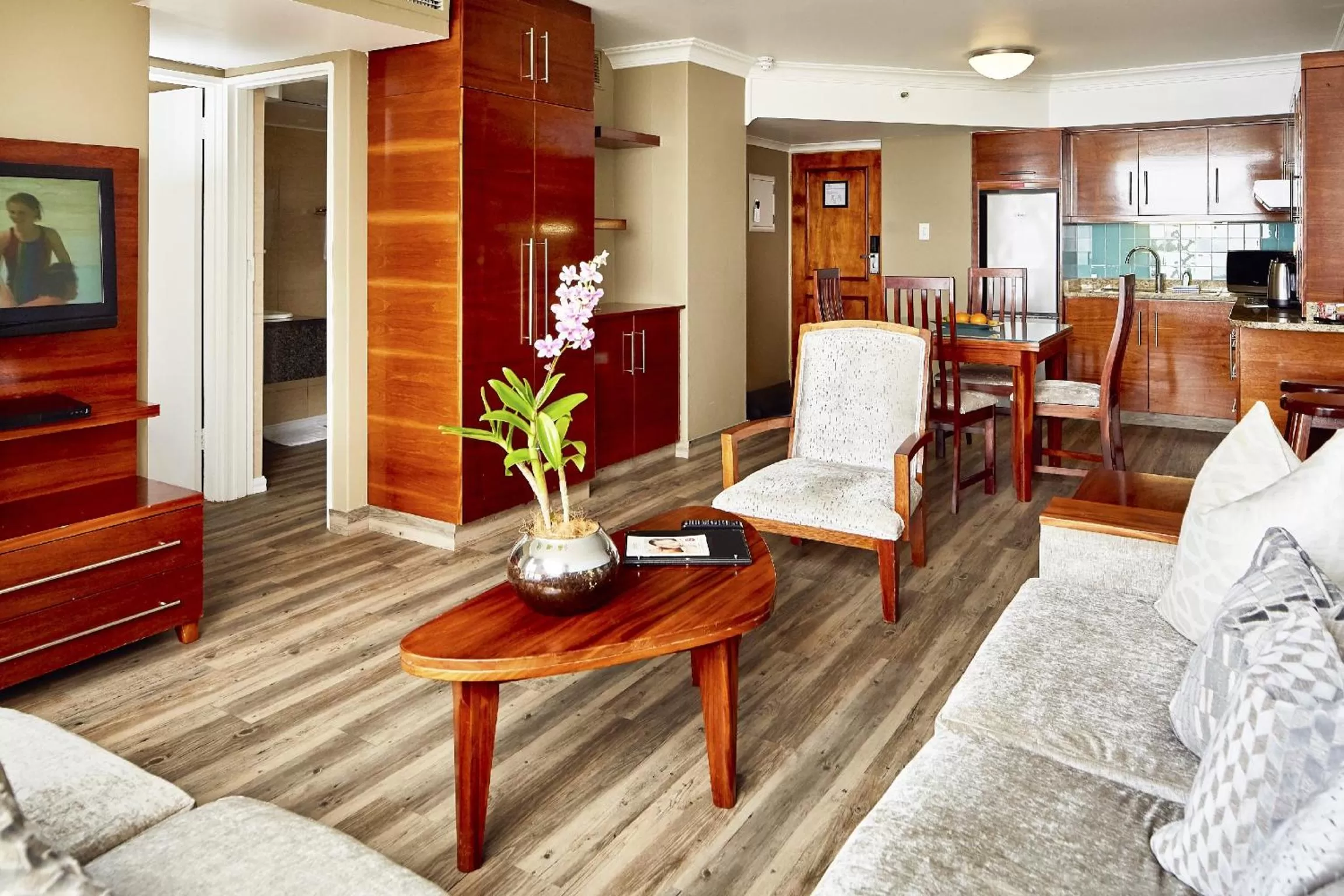 Living room in First Group The Palace All-Suite