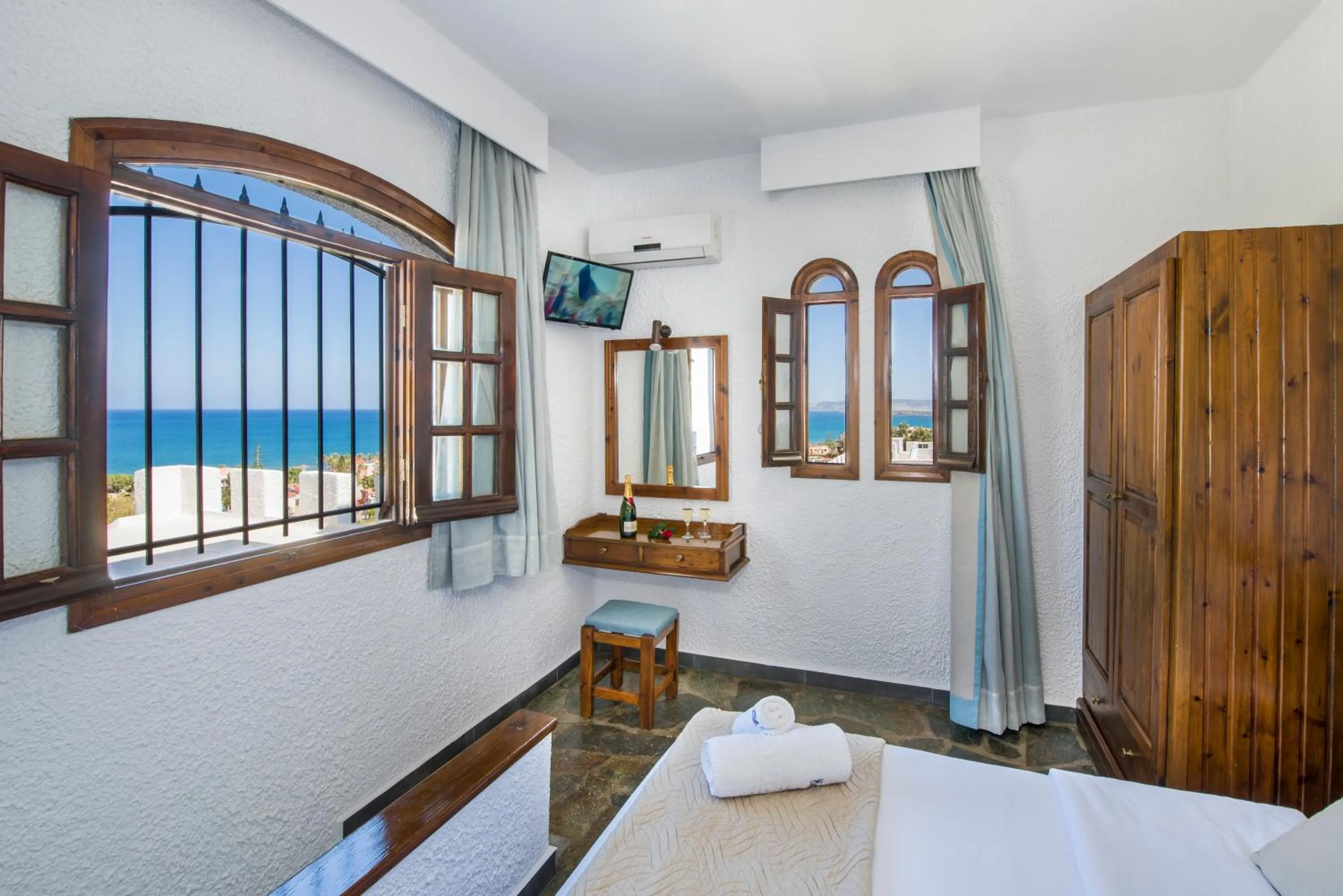 Bed in Folia Apartments Chania