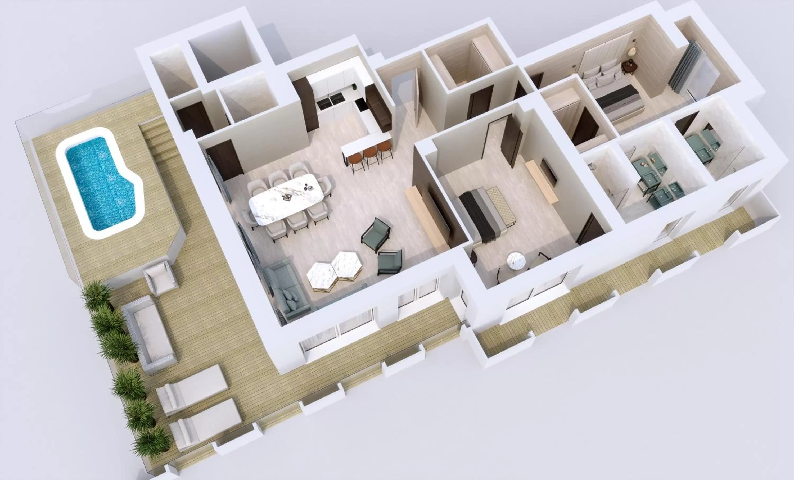 Floor plan in Ceccarini 9 home suite home