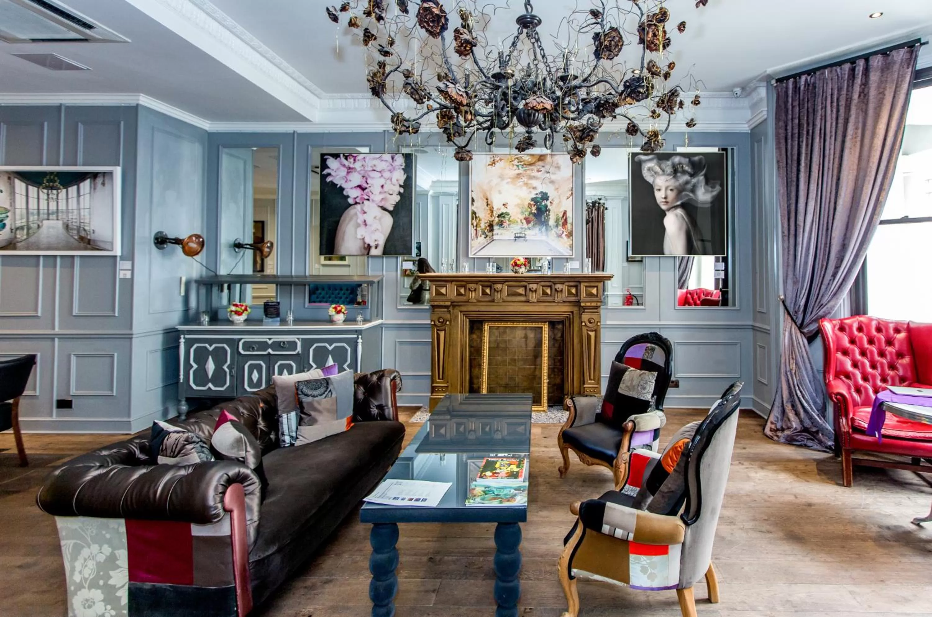 Lobby or reception in The Exhibitionist Hotel