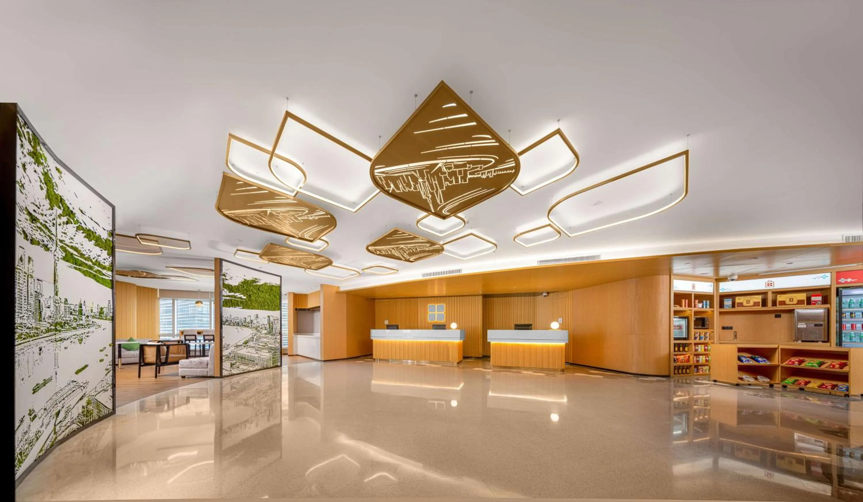 Lobby or reception in Hilton Garden Inn Shanghai Lujiazui